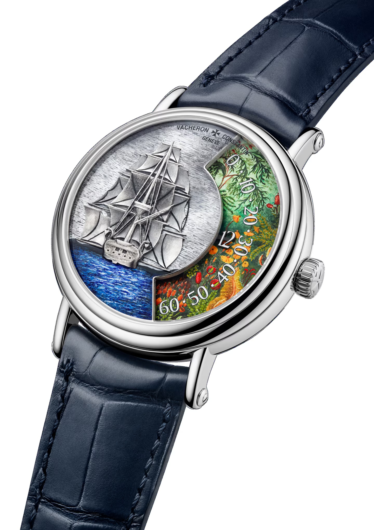 Replica Watches Fake Vacheron Constantin Metiers d'Art Tribute to Explorer Naturalists – Detroit de Magellan Limited edition 41 MM PINK GOLD(1:1 replica) - House of Replica