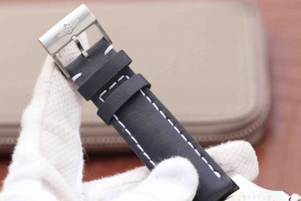 Replica Breitling Colt Automatic 44mm SS GF Blue Textured Dial Blue Leather Strap A2824 - Top club