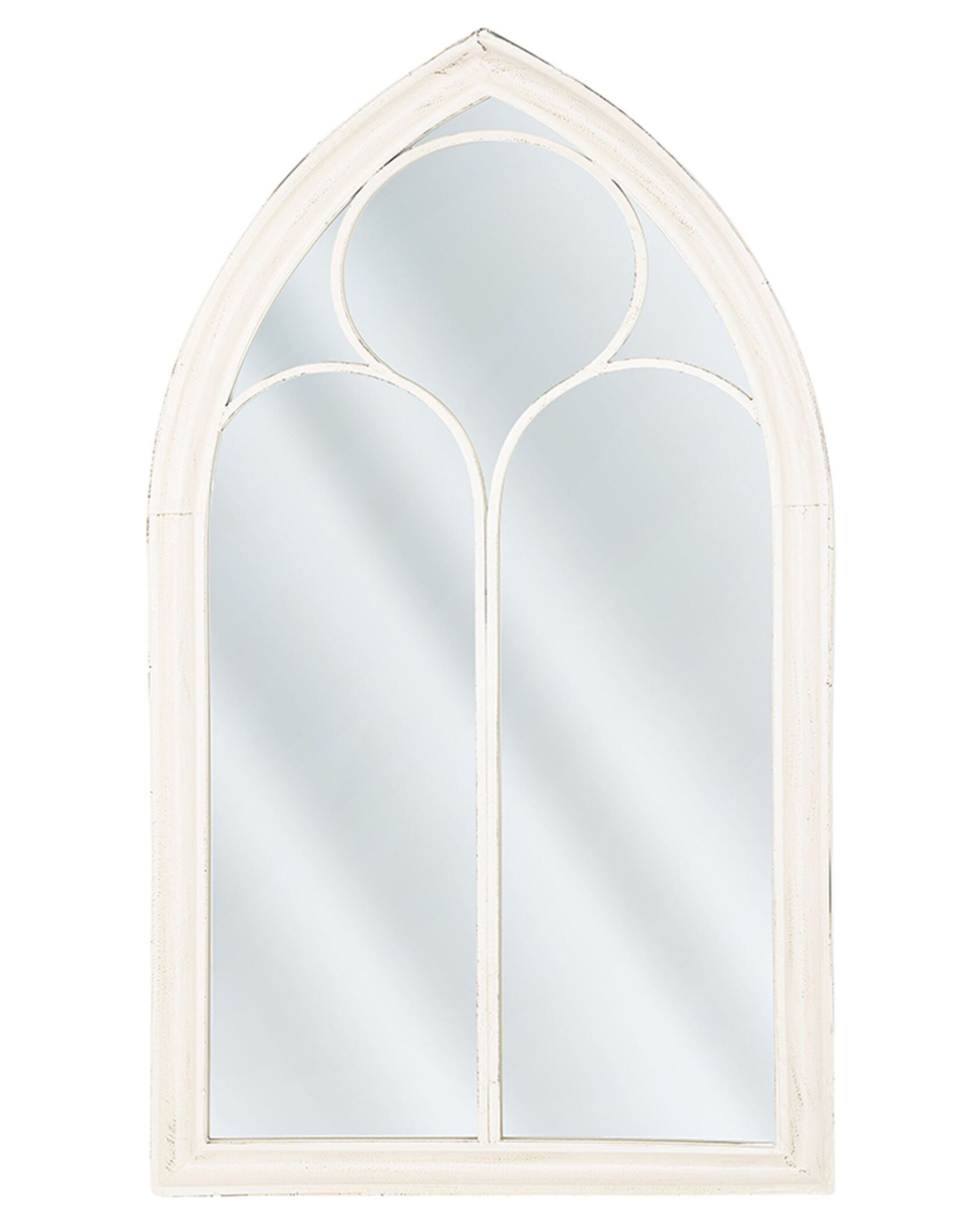 Wall Mirror TRELLY 62 cm 113 cm Metal White