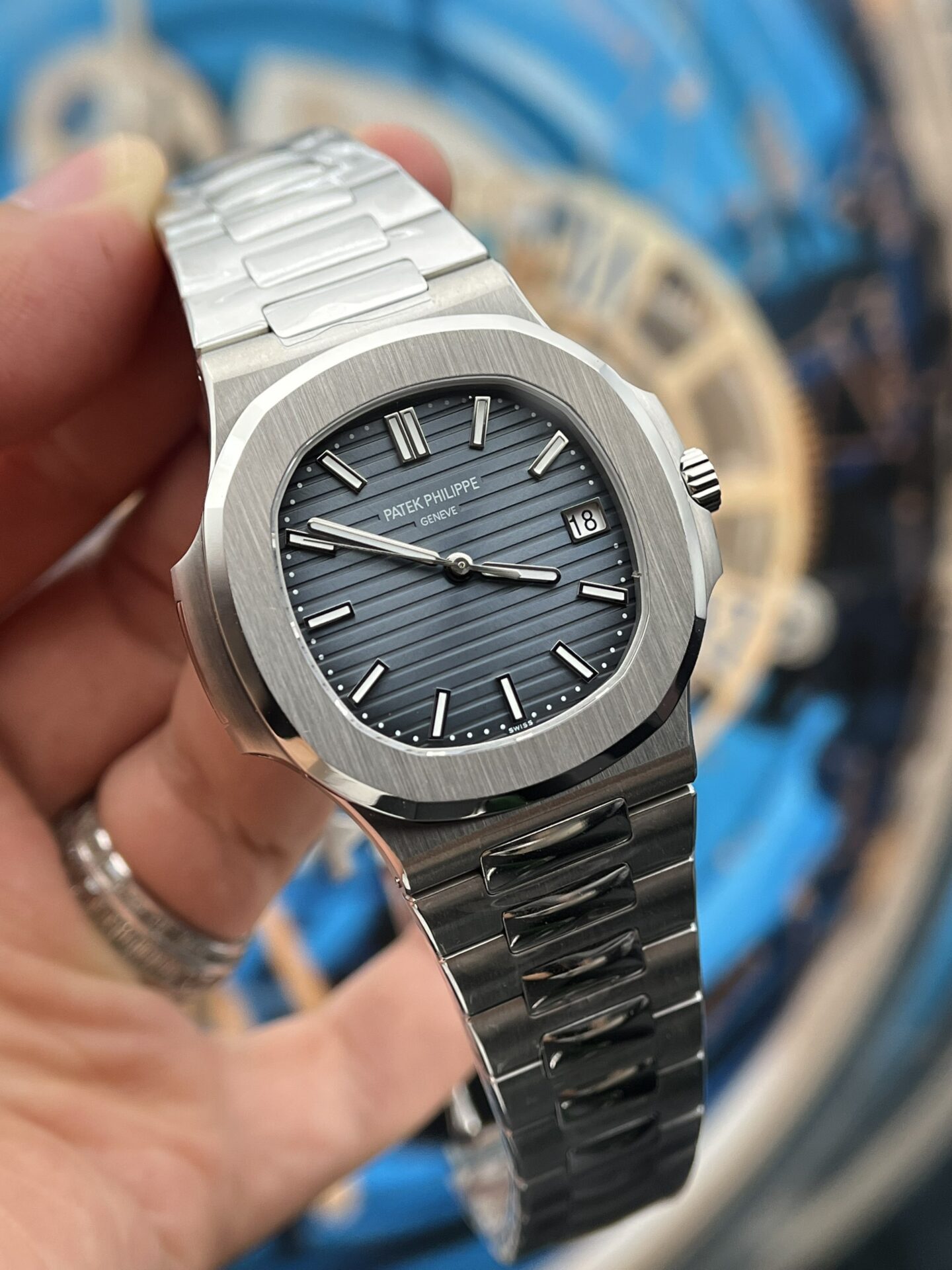 Patek Philippe Replica Watch Nautilus 5811 Blue Dial 3K Factory 41mm - Top club