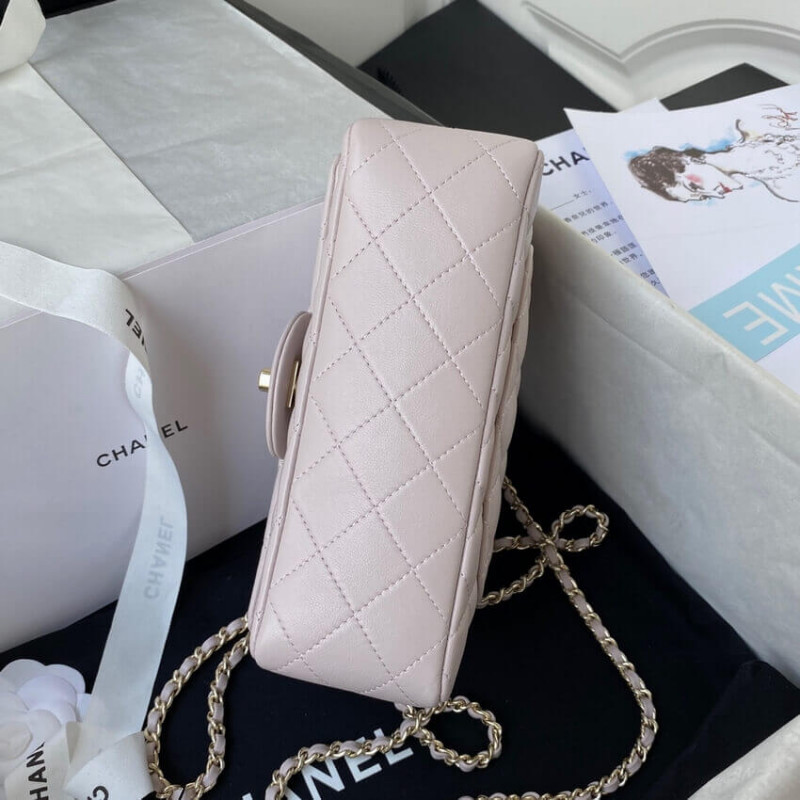 Replica Chanel Mini Flap Bag With Top Handle As2431 In Iridescent Lambskin1:1High-quality replica