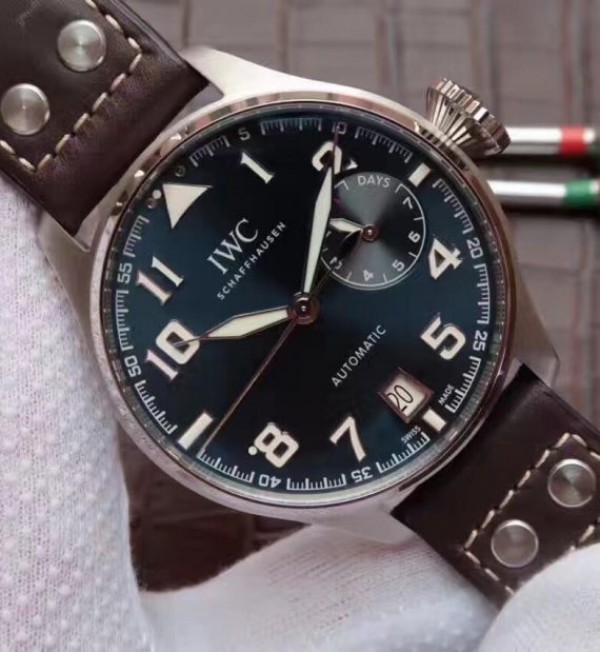 Replica IWC ZF Big Pilot IW500908 Le Petit Prince Leather Strap - Elite Watch Atelier