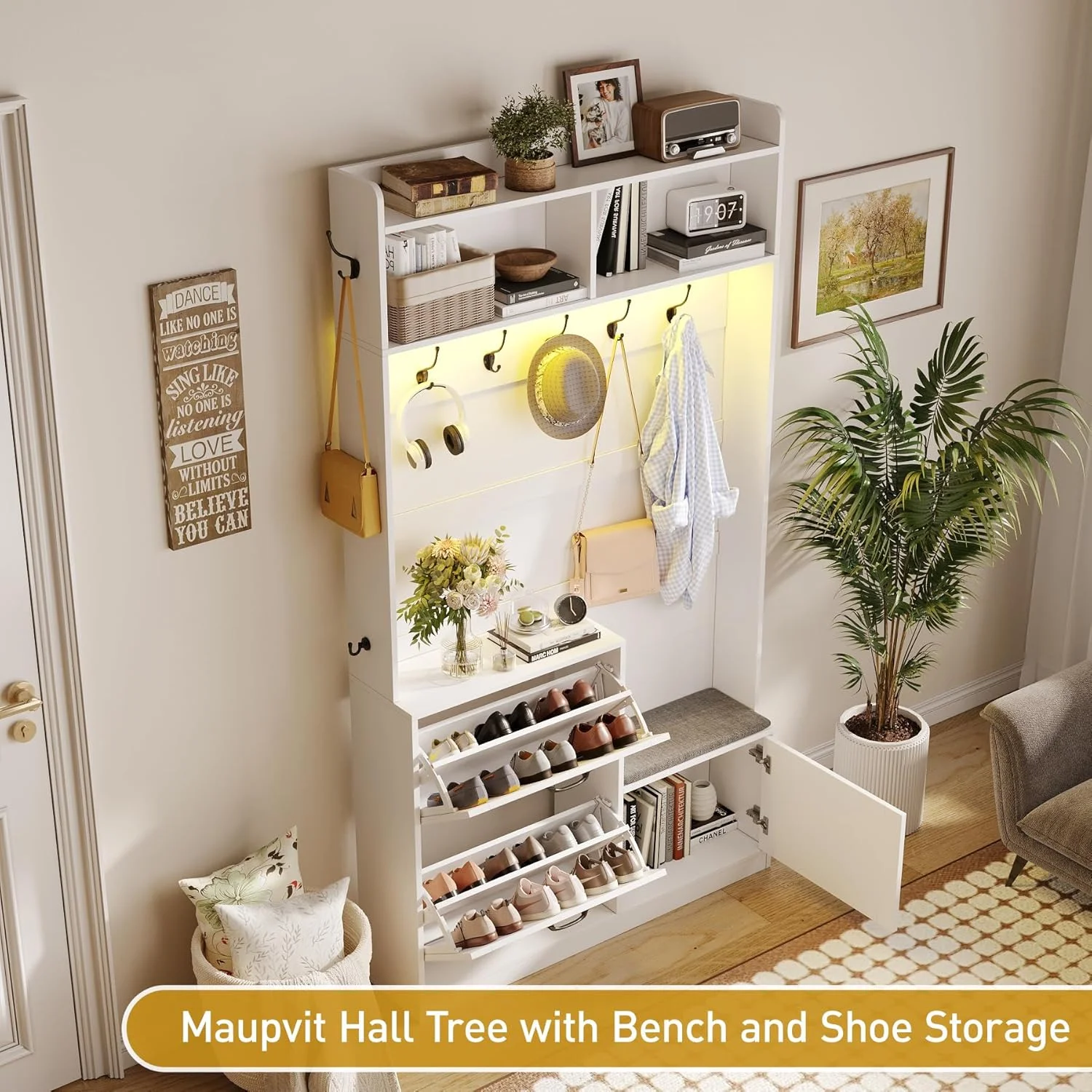Vabches 5 in 1 Hall Tree, 78