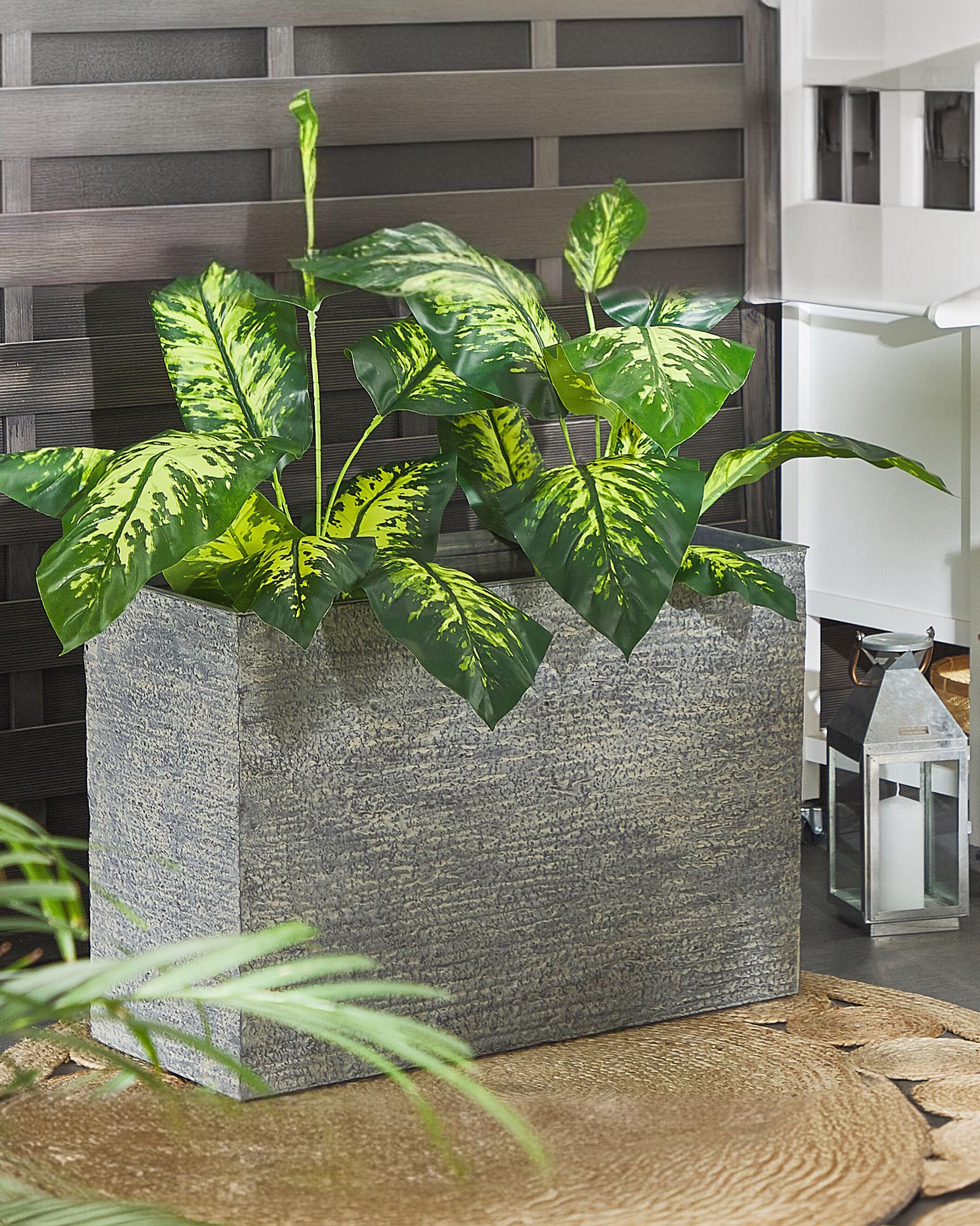Plant Pot EDESSA 80 cm Grey