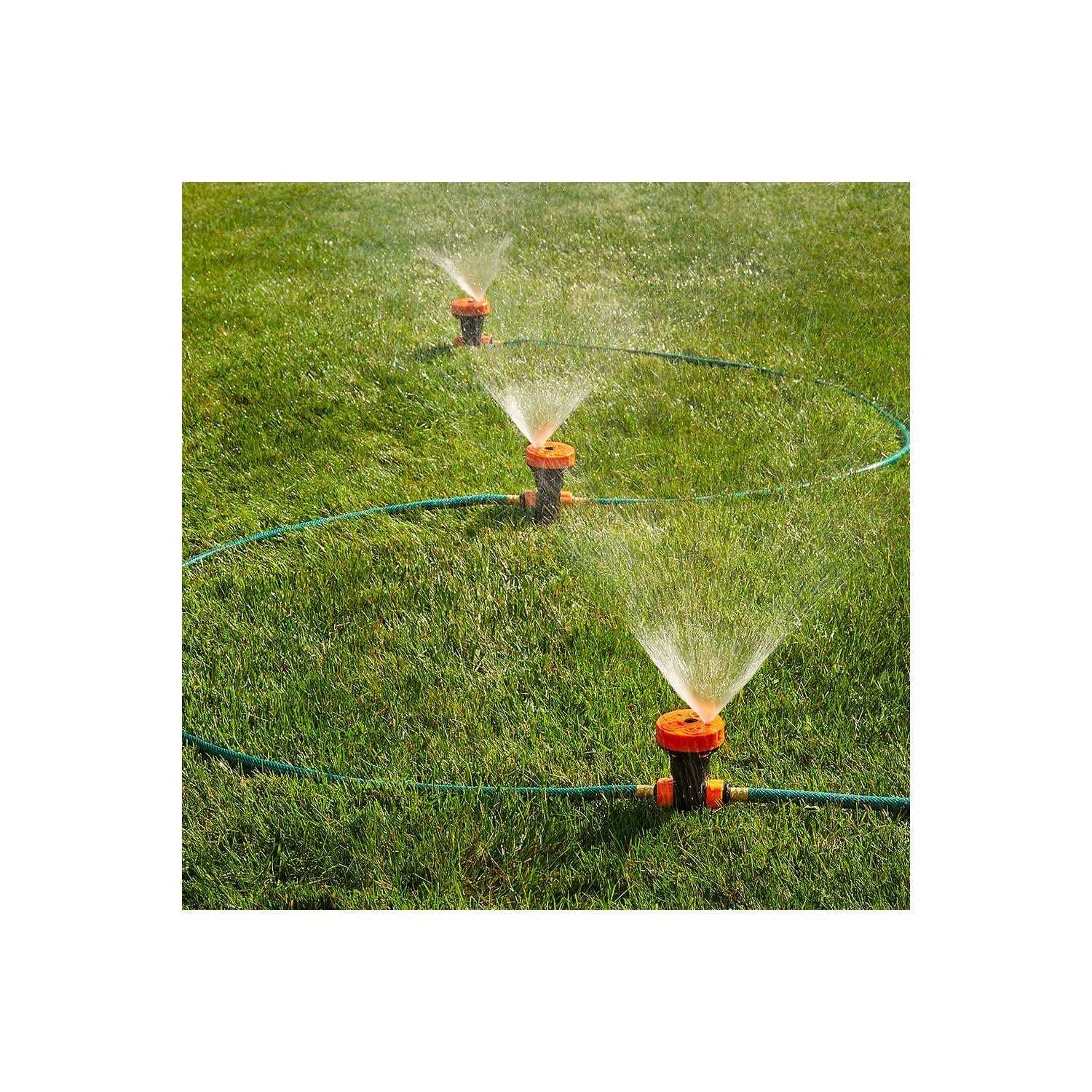 Domestify Portable Sprinkler Set - 3 Heads, 5 Spray Settings - Image 4 Domestify Portable Sprinkler Set - 3 Heads, 5 Spray Settings - Image 4