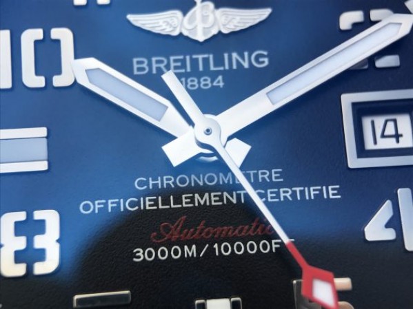 Replica Breitling Avenger II Seawolf SS GF Black Dial Black Rubber Strap A2824 - Top club