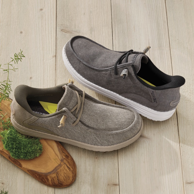Skechers Men's Slip-Ins Relaxed Fit Melson Shoe - MIDNIGHT VELVET CATALOG
