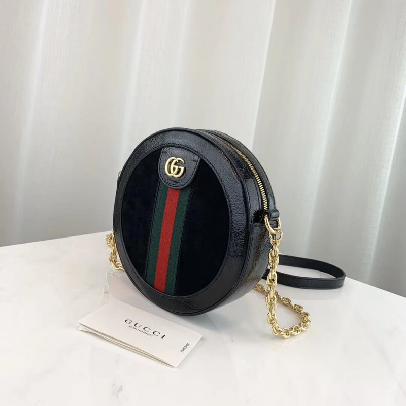 Replica Gucci Suede Ophidia Mini Round Shoulder Bag 5506181:1High-quality replica