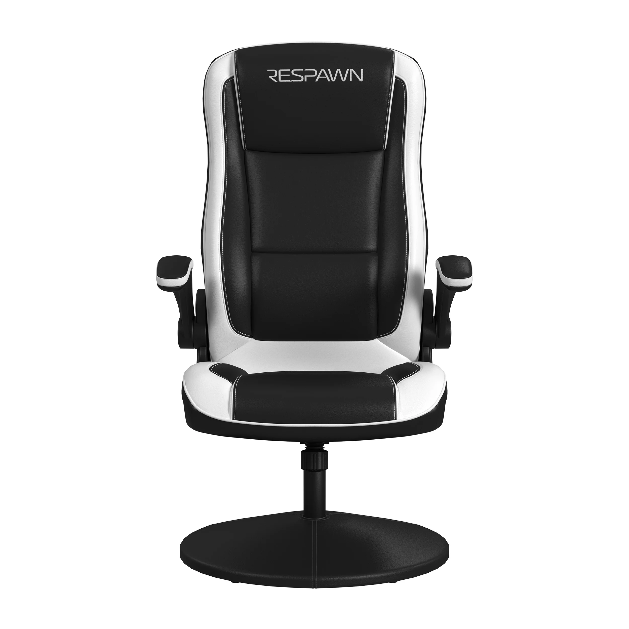 RESPAWN 800 Swivel Rocker Gaming Chair - Ergonomic Floor Gaming Seat with Lumbar Support, Flip Up Armrest, High Back, Pedestal Base, Comfortable No Wheels Console Video Game Rocker Chair - Red - Image 38