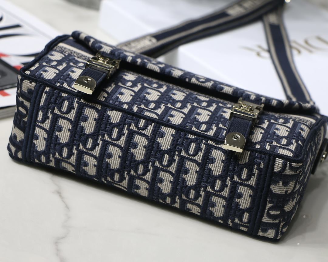 Small Diorcamp Bag Blue/Grey For Women‎ 9in/23cm CD1:1High-quality replica