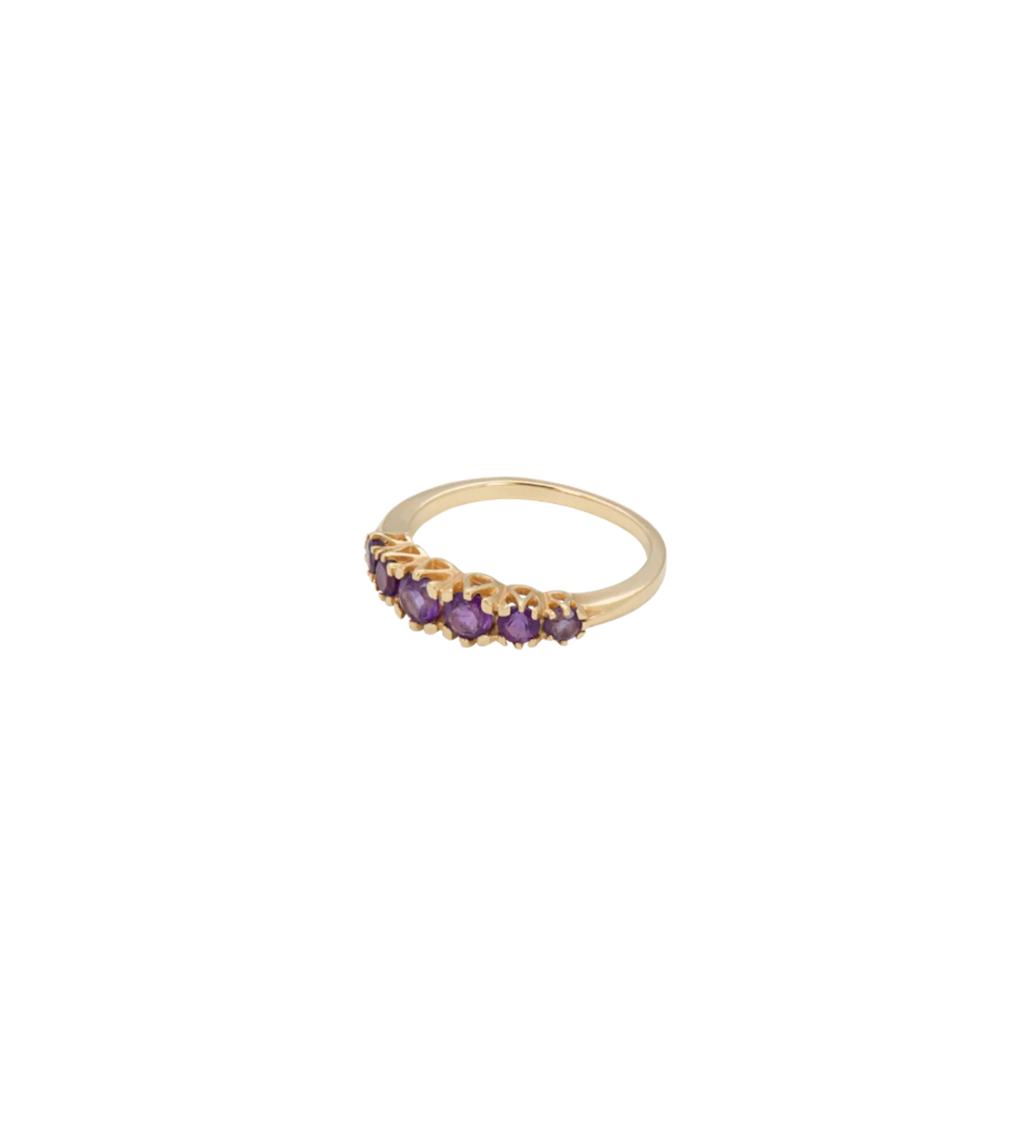 Anna Ring Amethyst 14K