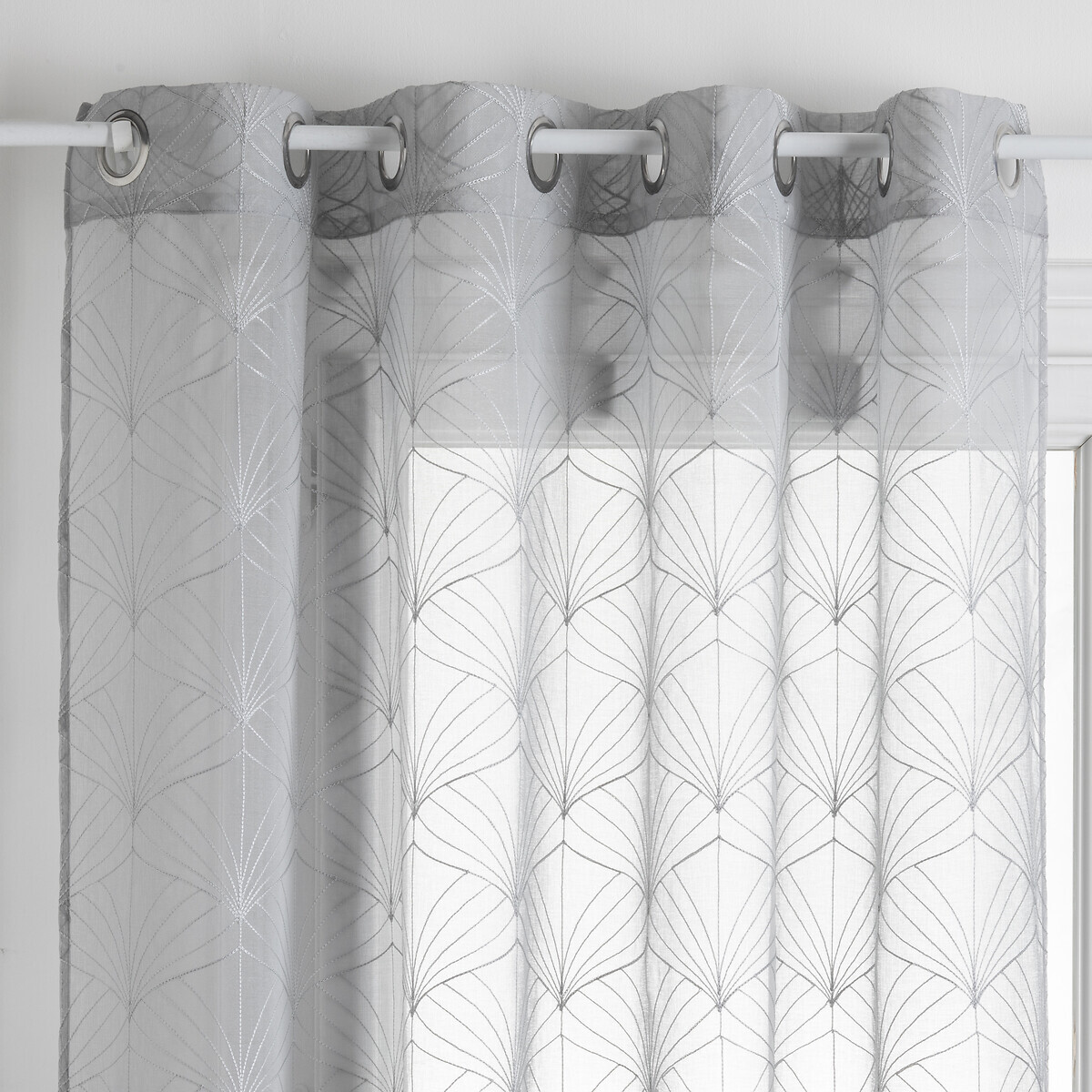 Sheer curtain "Mia" Grey, 140x240 cm