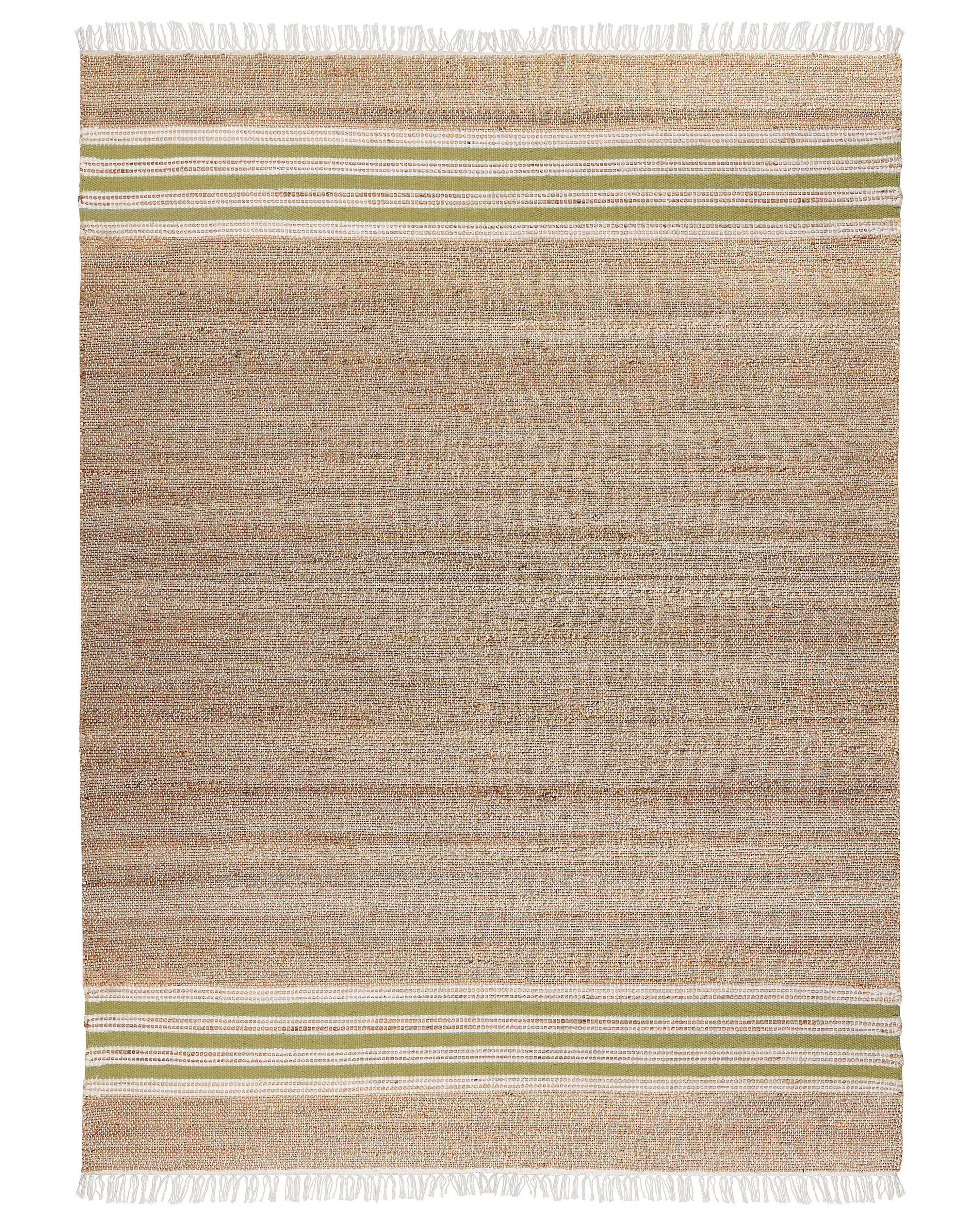 Rug MIRZA Olive Green 160 x 230 cm Jute