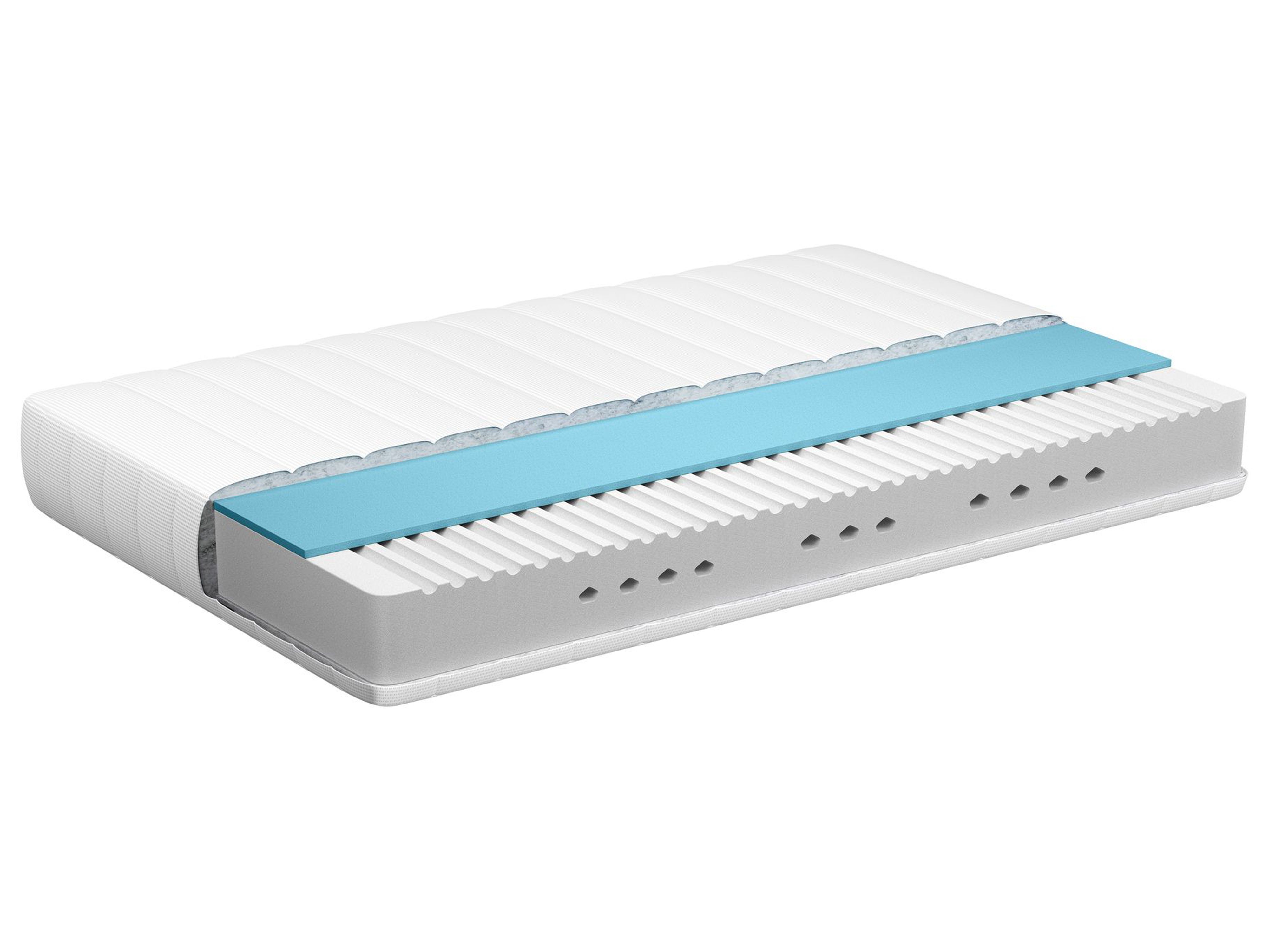 Gel Memory Foam Mattress HAPPINESS H2/3 Medium 180 x 200 cm (Super King Size)