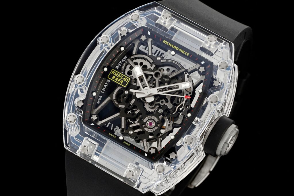 Richard Mille RM35-01 Rafael Nadal Sapphire Replica 11 Watch Factory BBR 44mm - Top club