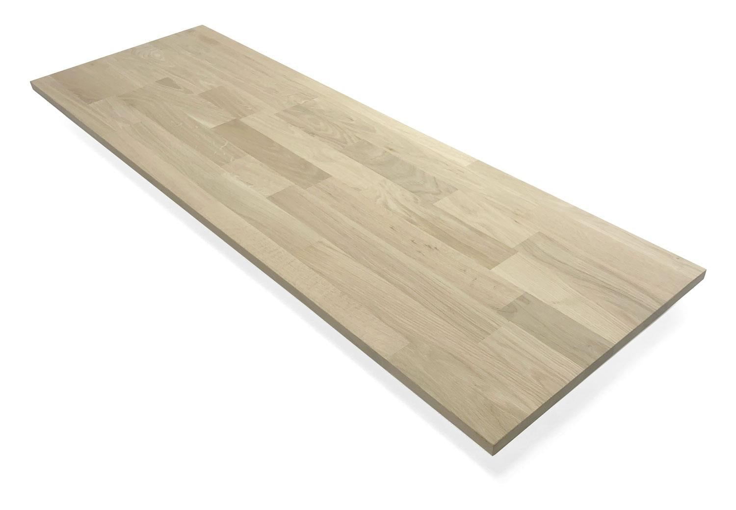 WoodBrothers Eikenhouten vingerlas wandplank 120x20x1,8cm