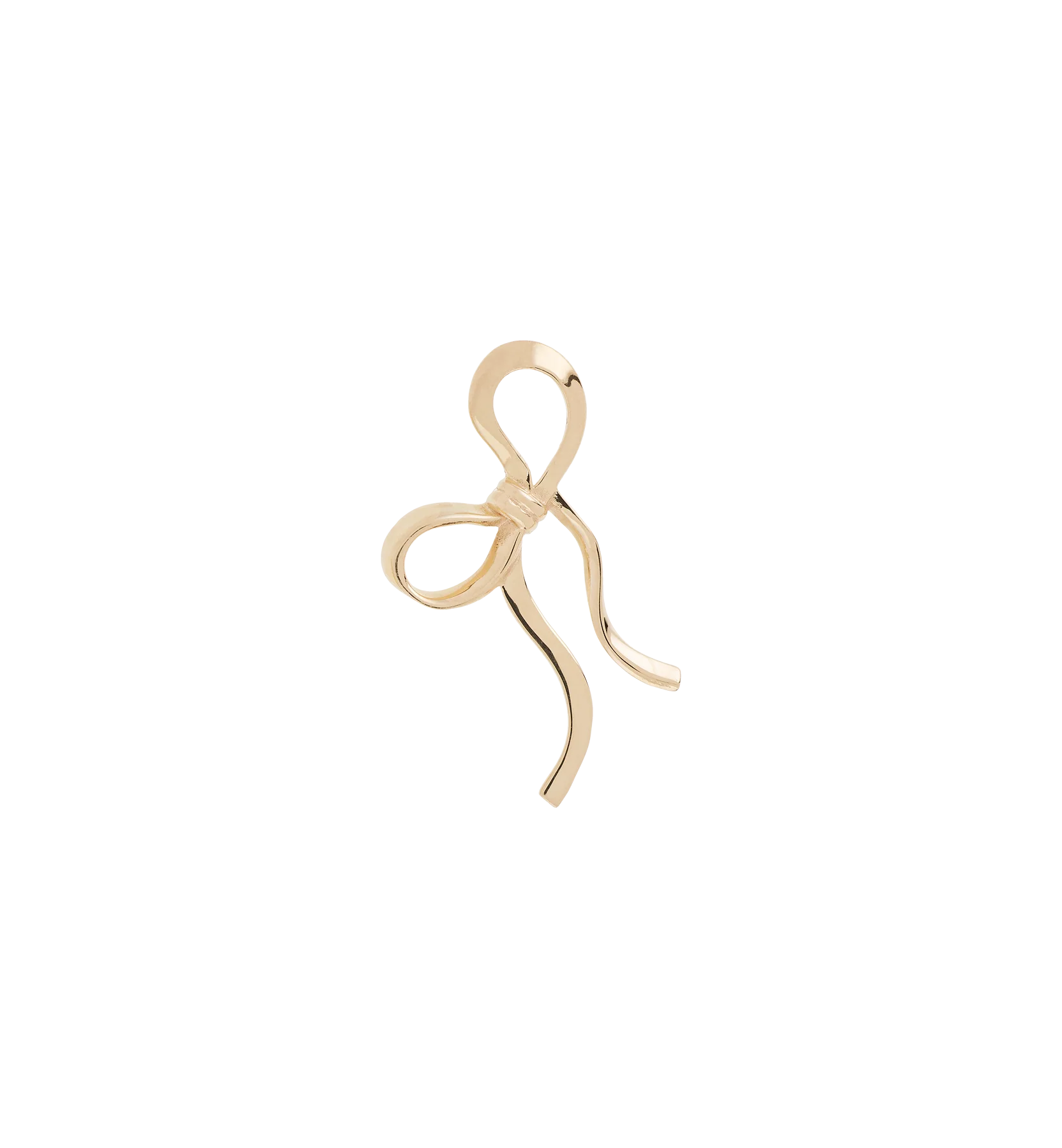 Queen's Bow Charm 14K
