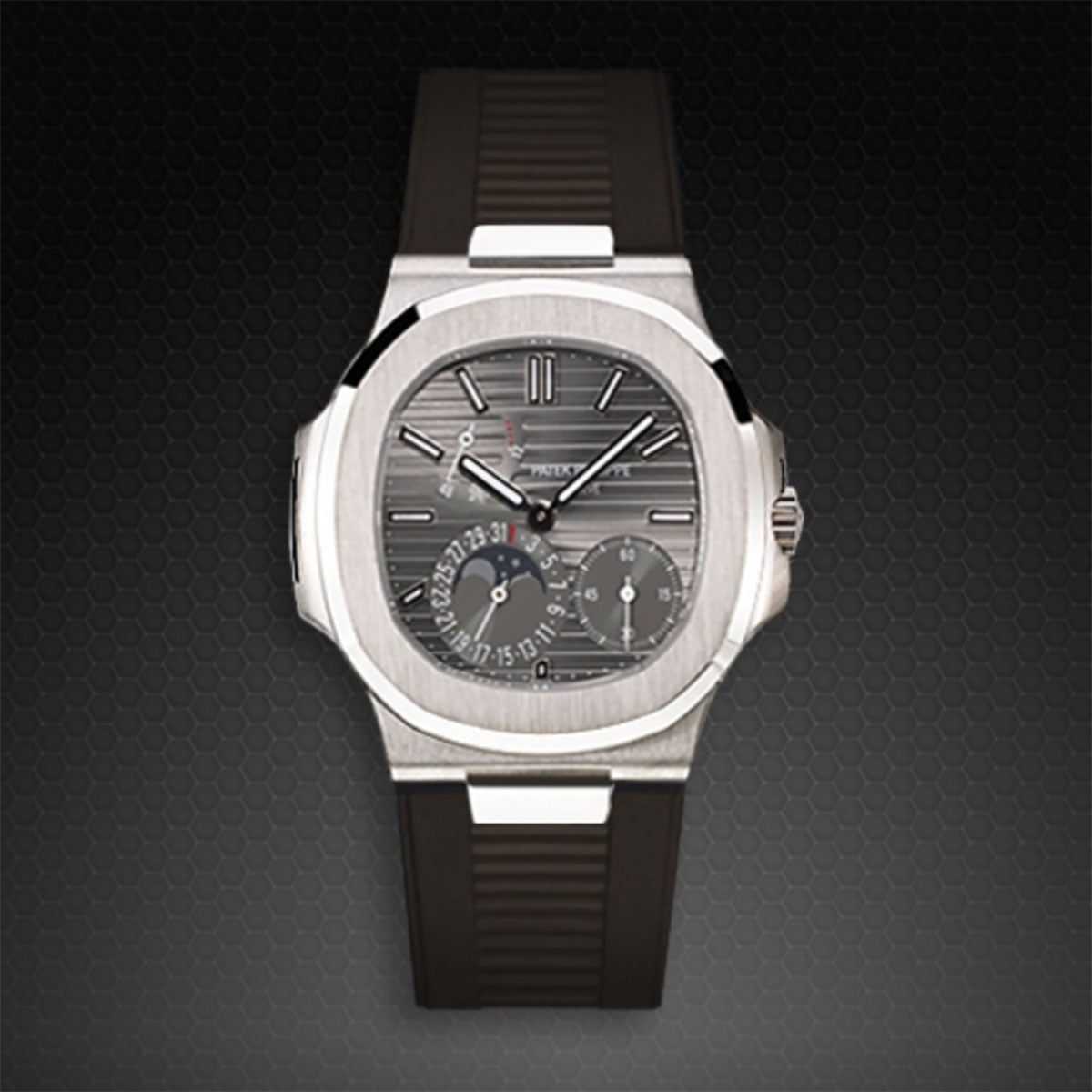 Patek Philippe - Rubber B strap for Nautilus 5712 RG / WG(1:1 replica) - Top club