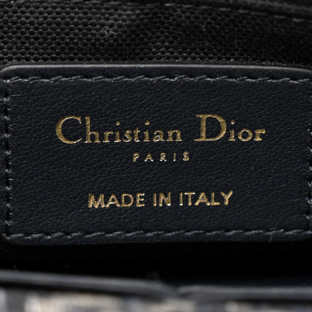 Oblique Canvas Dior Montaigne Replica with Gold Hardware