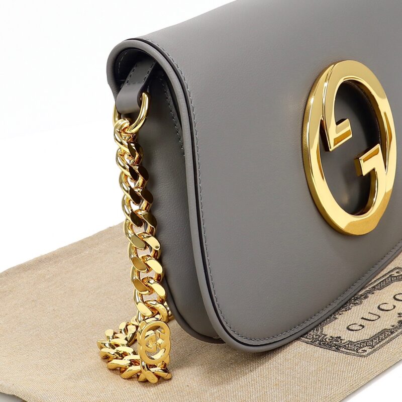 Replica Gucci Blondie Leather Grey1:1High-quality replica