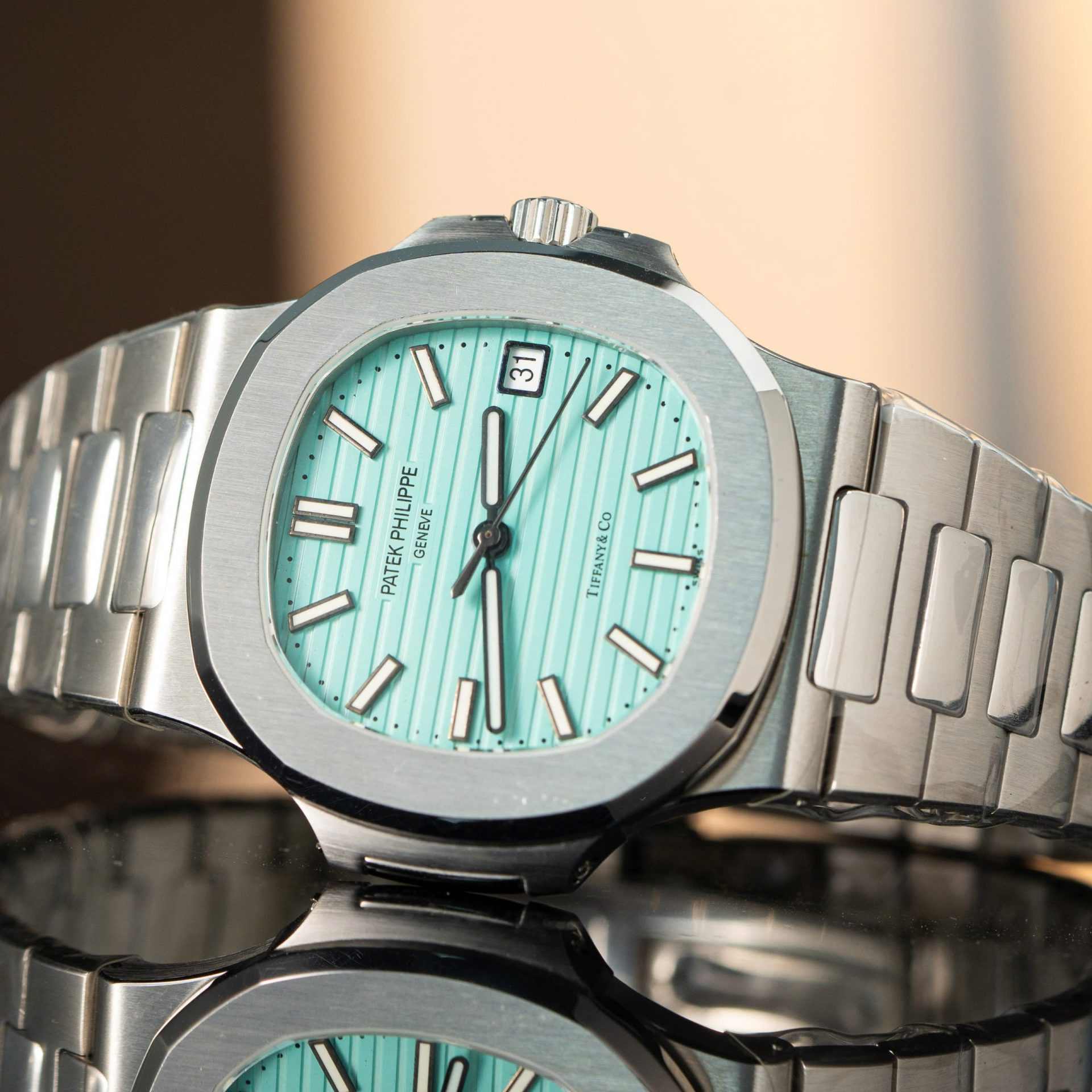 Patek Philippe Nautilus 5711 Tiffany   Co Best Replica Watch 3K Factory 40mm - Elite Watch Atelier