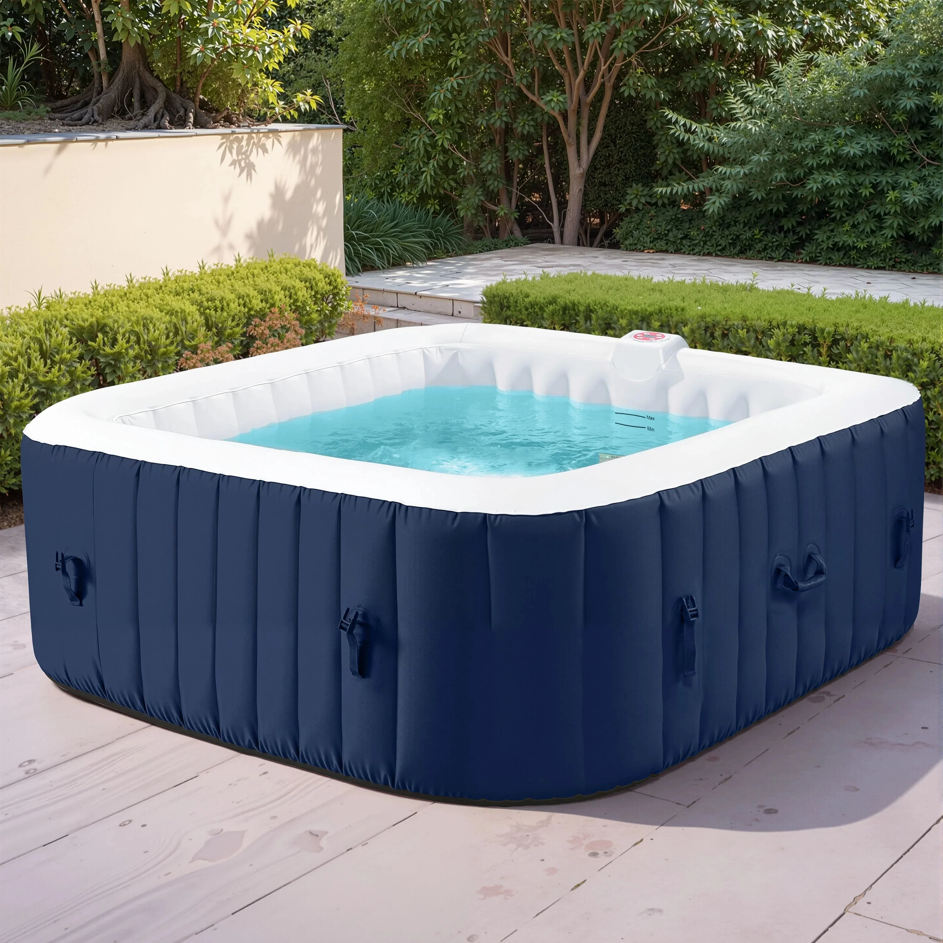 SEGMART Inflatable Hot Tub Spa, 73 inch, 4-6 Person, 130 Jets, 240 Gallon Capacity - Image 11 SEGMART Inflatable Hot Tub Spa, 73 inch, 4-6 Person, 130 Jets, 240 Gallon Capacity - Image 11