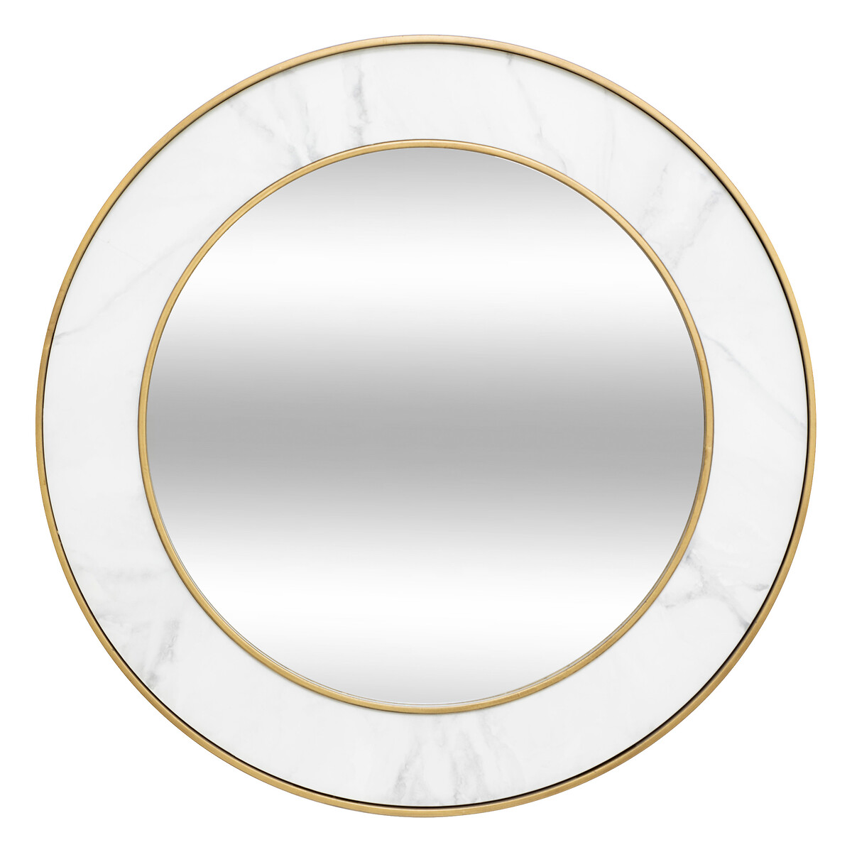 Mirror "Alisha" White, D.74 cm