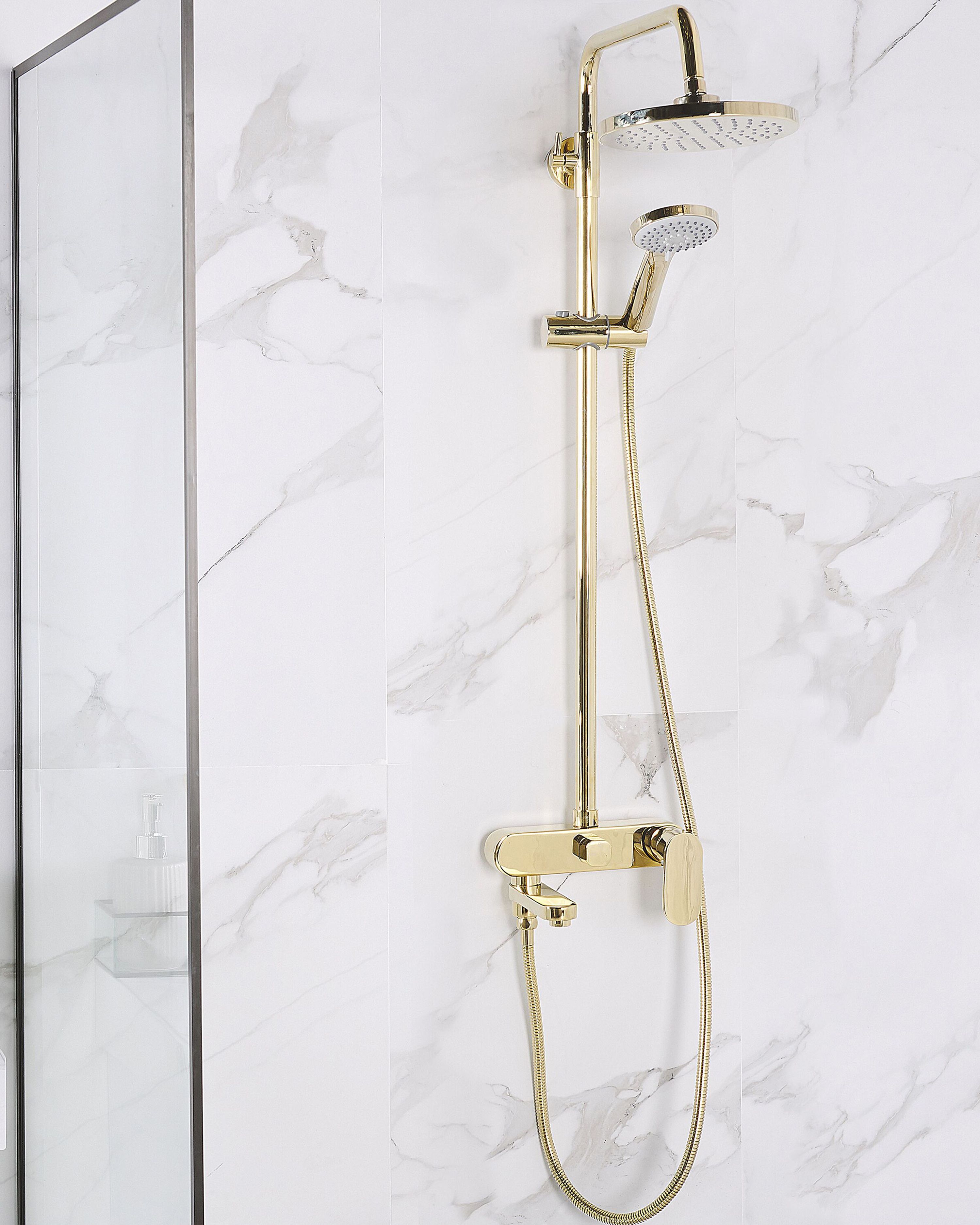 Mixer Shower Set with Rainshower GURARA Gold