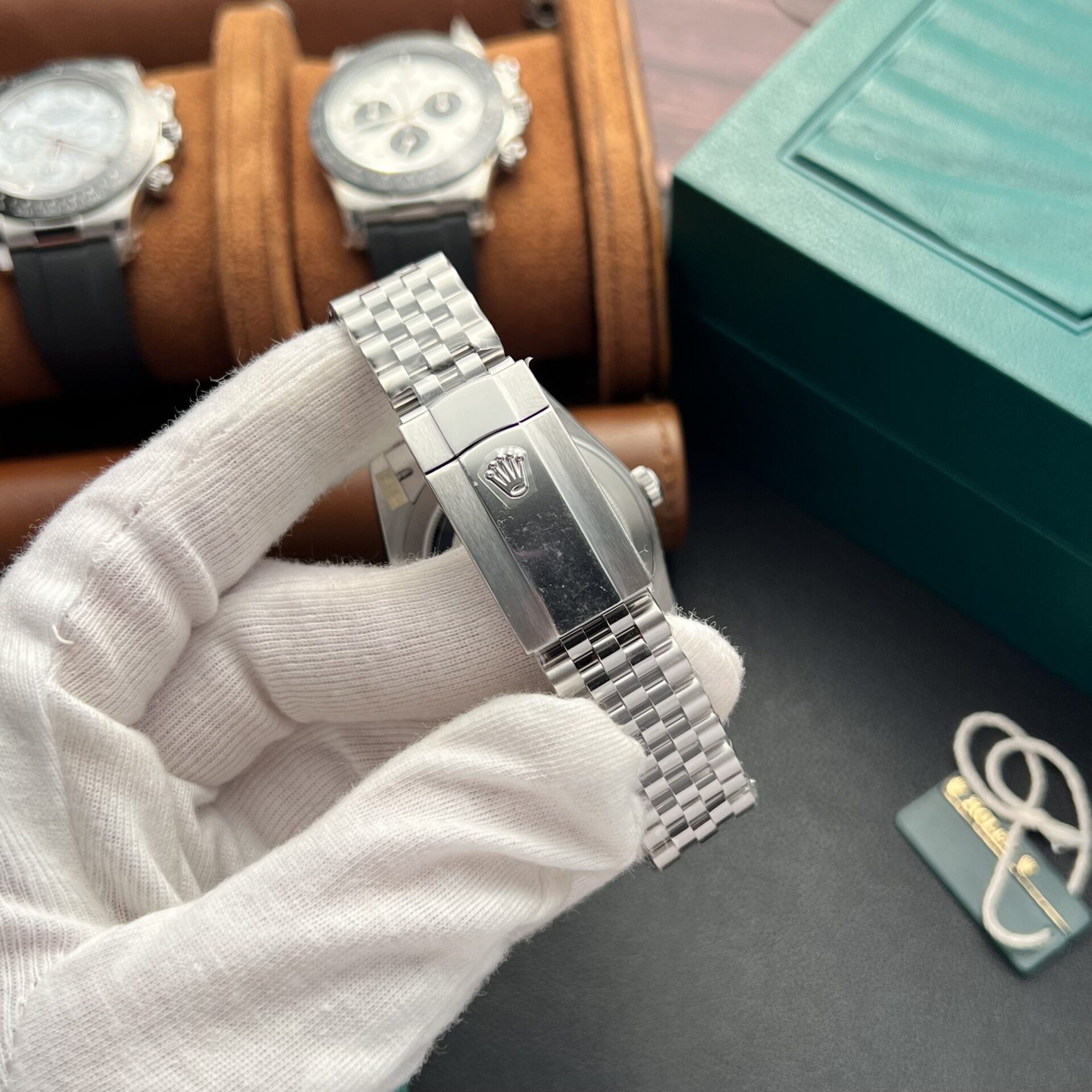Rolex Datejust 126334 Replica 1:1 Watch Wimbledon Dial Factory Clean 41mm - Top club