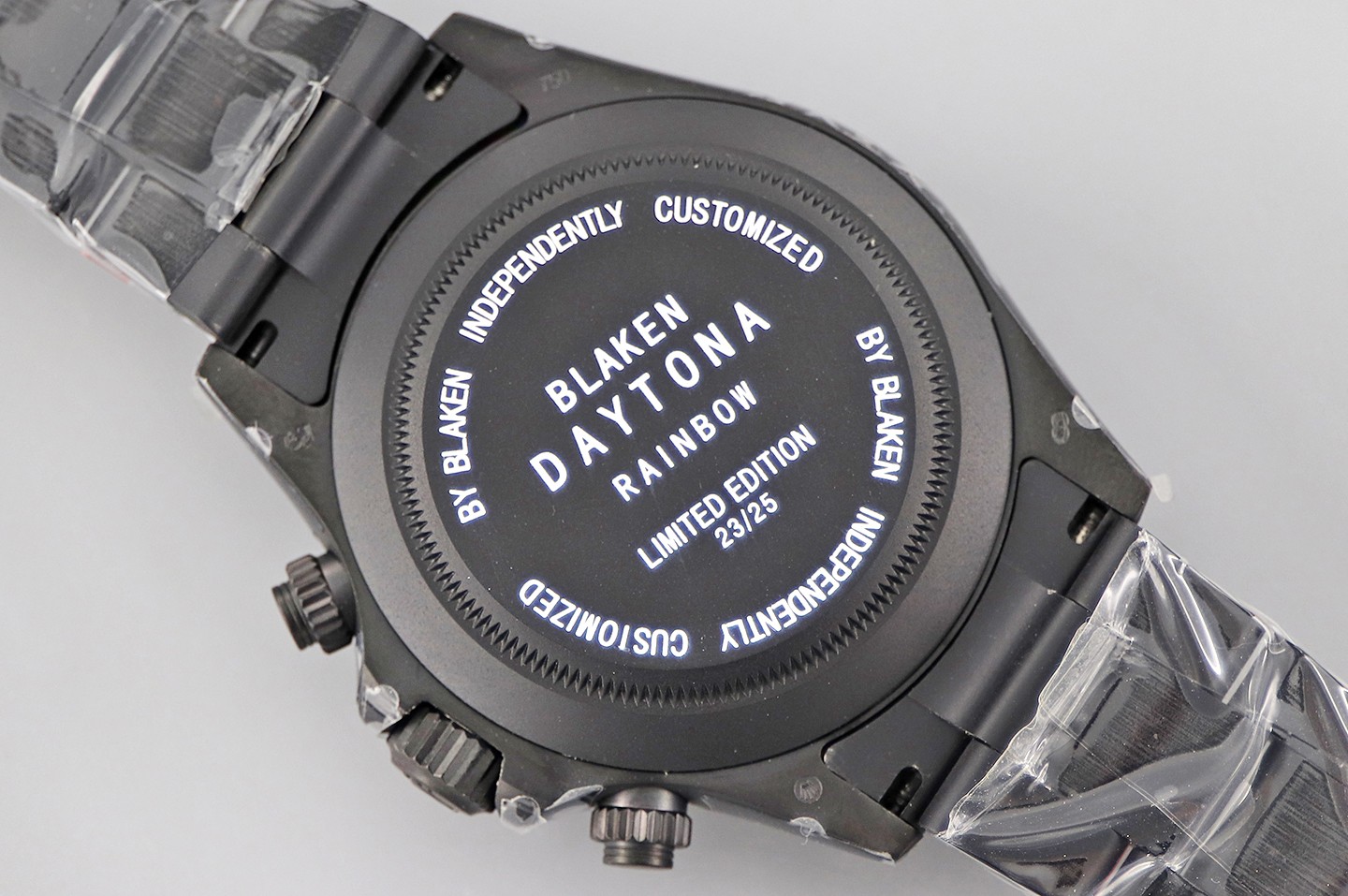 Rolex Daytona Ice Randy - Rainbow Diamonds Modified - Black(1:1 replica) - Top club