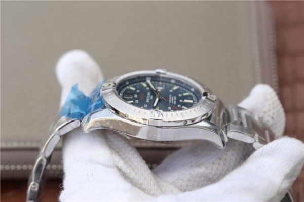 Replica Breitling Colt Automatic 44mm SS GF Blue Textured Dial SS Bracelet A2824 - Top club