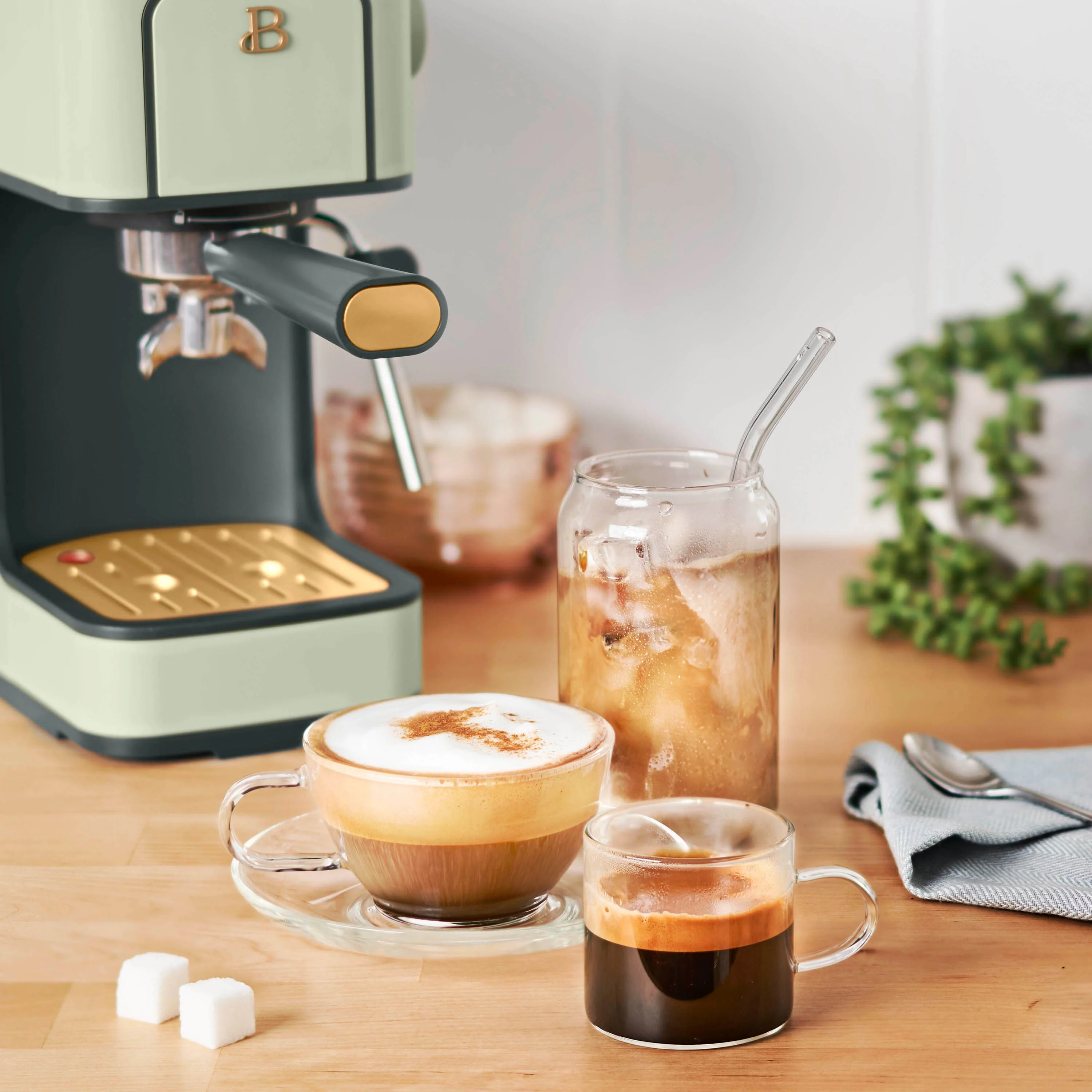 Beautiful Slim Espresso Machine with 20-Bar Pressure, Black Sesame by Drew Barrymore - Image 112