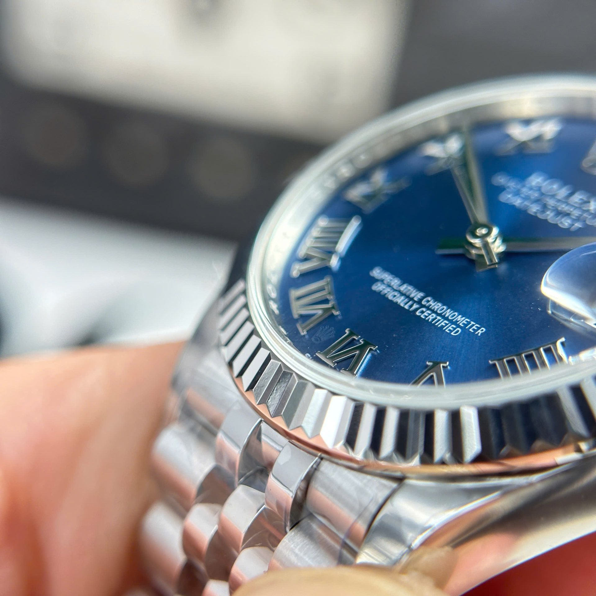 Rolex DateJust Clone Watches Dial Blue Jubilee Strap THB Factory 31mm - Top club