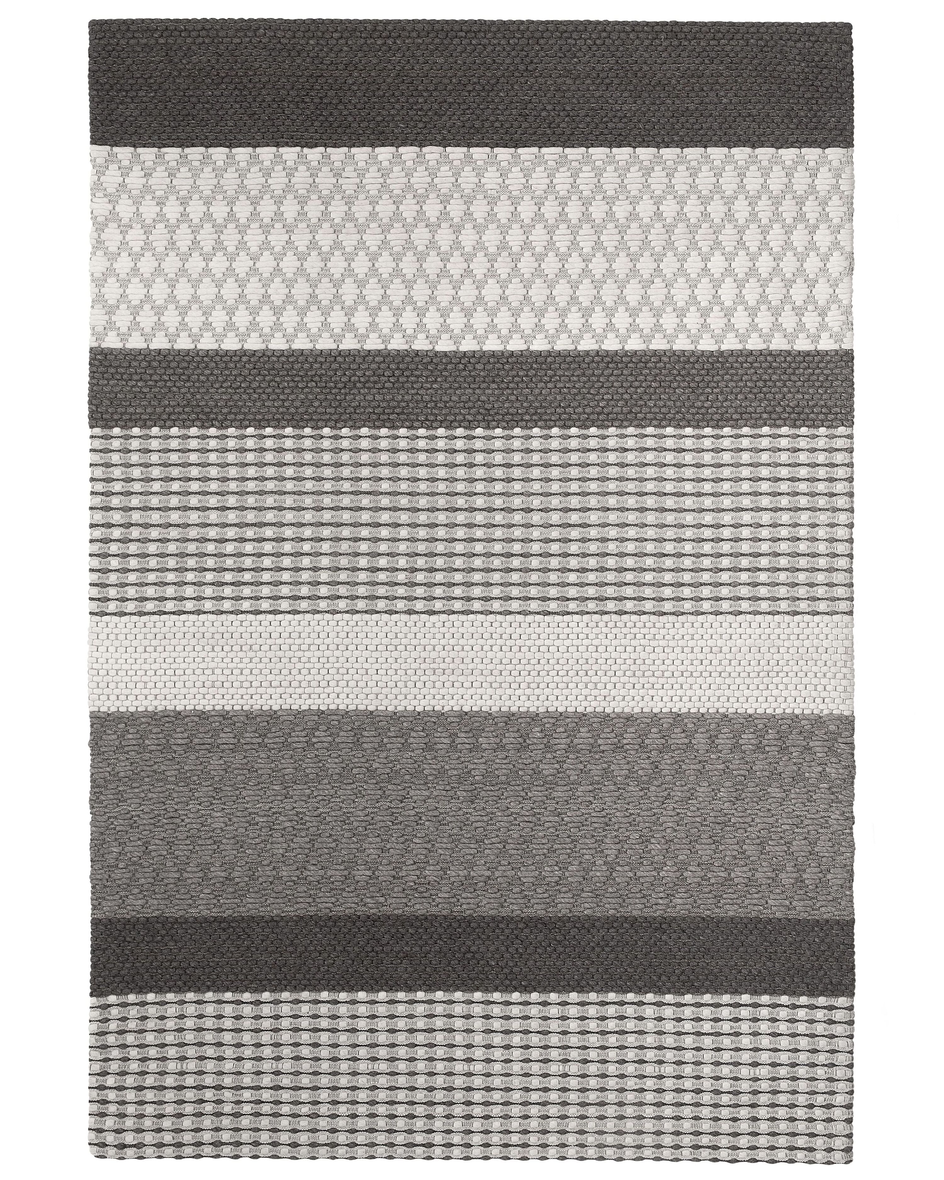 Rug AKKAYA Grey 160 x 220 cm Wool
