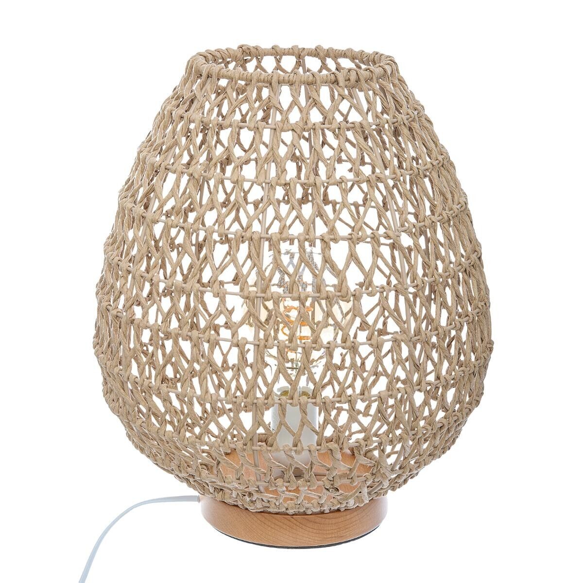 Lamp "Etel" Beige, H.36 cm