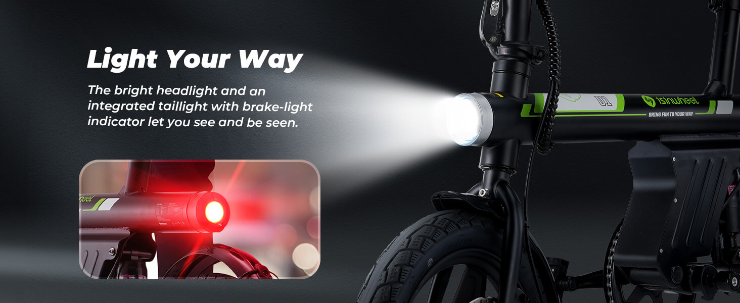 isinwheel electric bike for adults U1