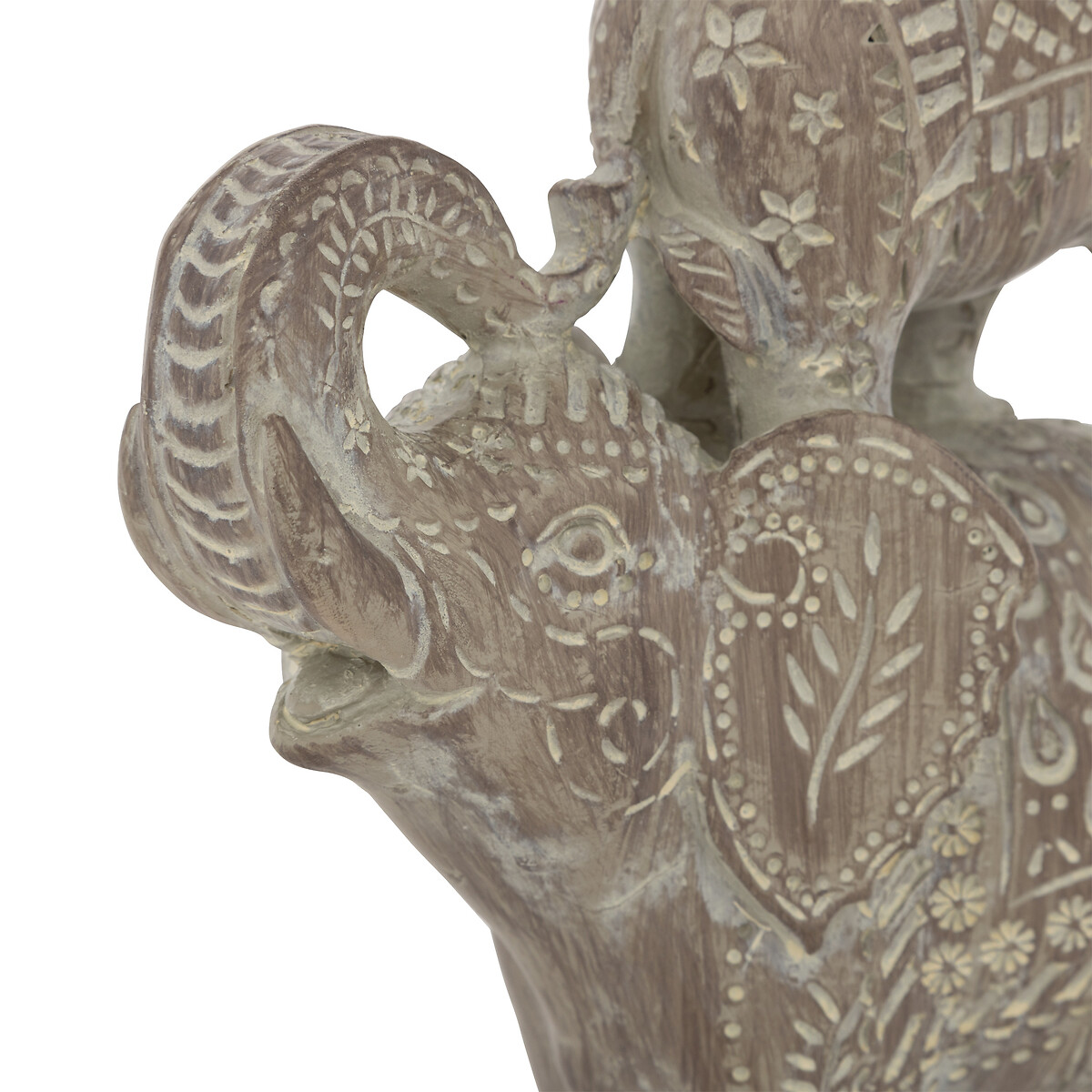 Decorative elephant "Abou" Resin, H. 31.5 cm