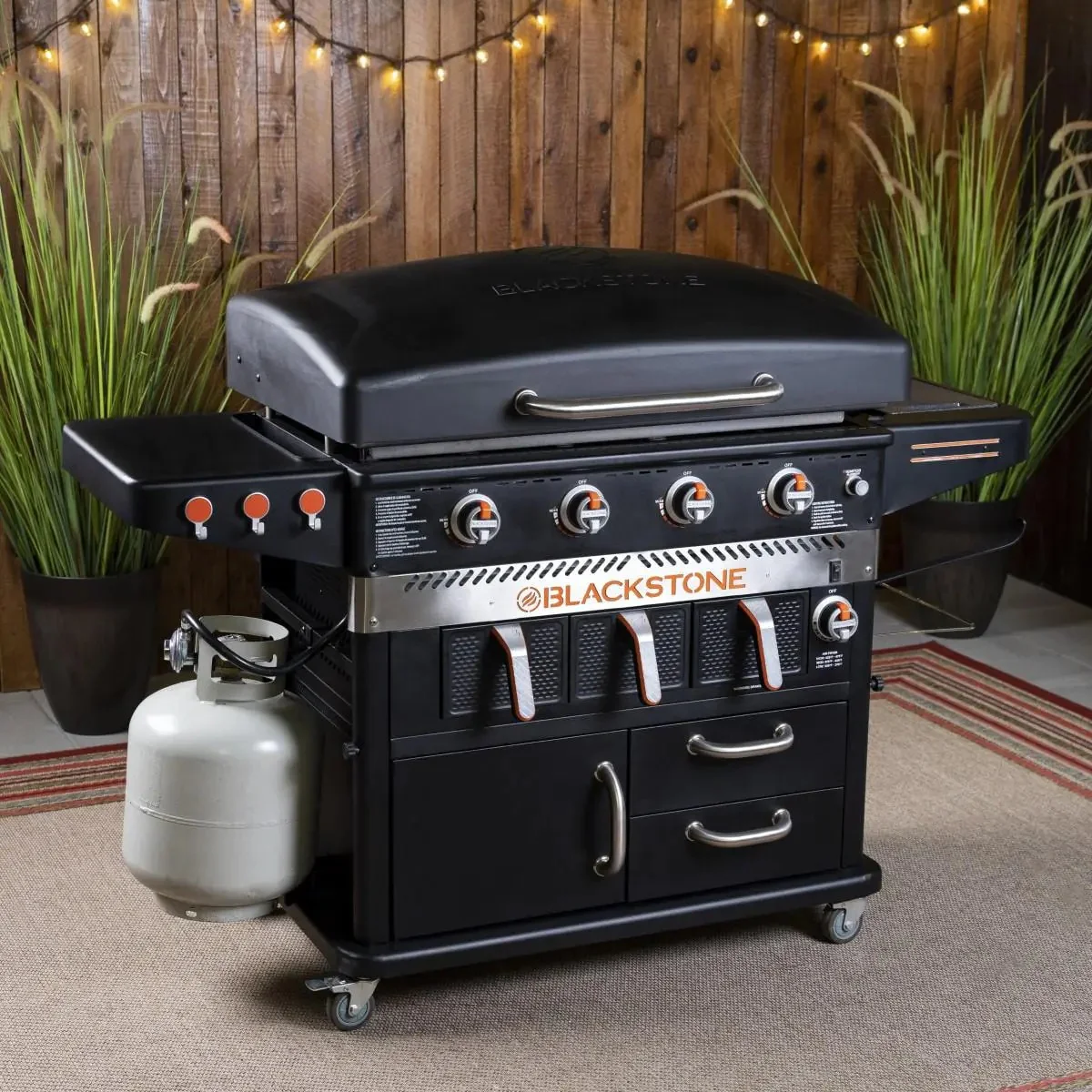 Blackstone 4-burner hob and air fryer combination – 36 inch - Image 2