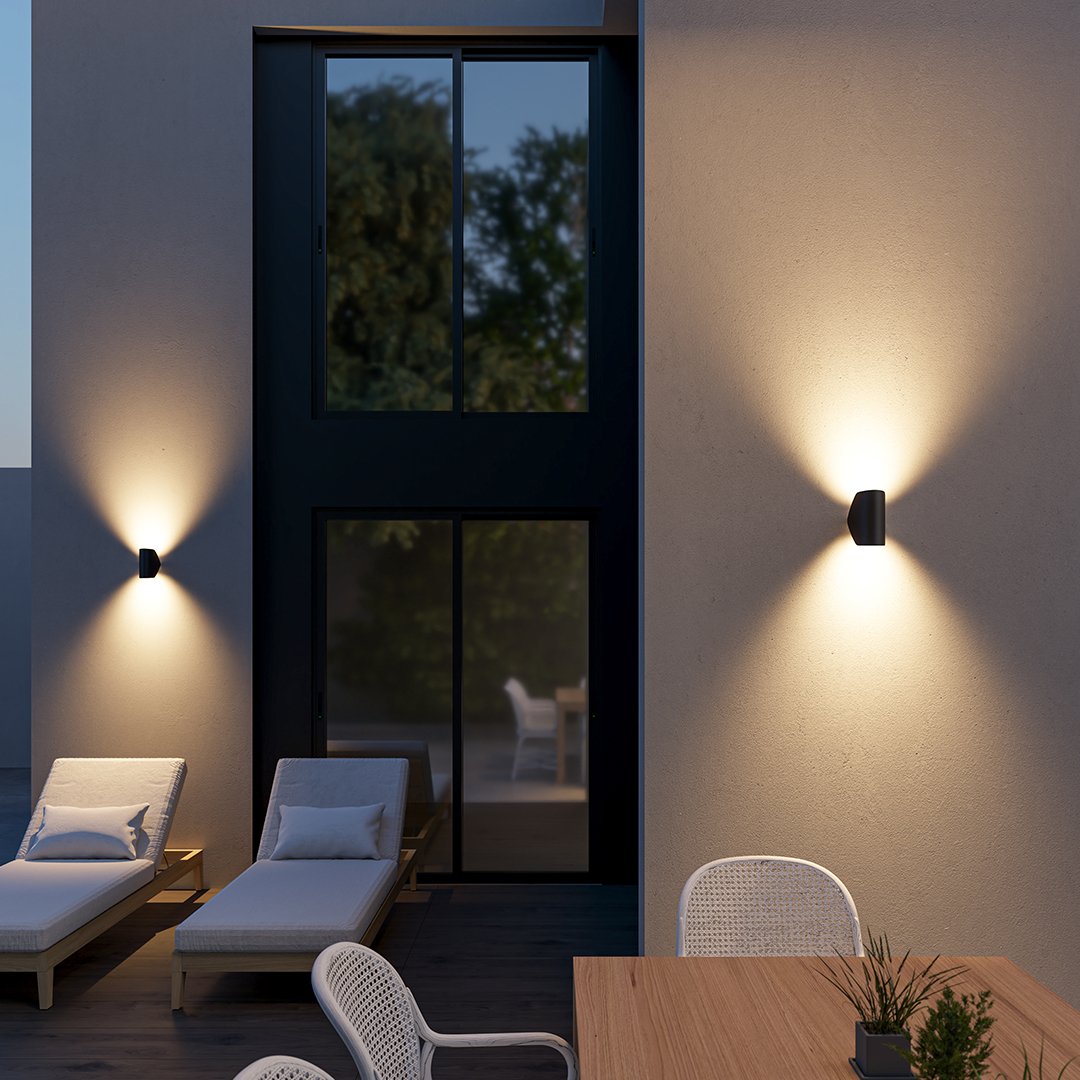 LumiAstra | LED Buitenwandlamp met Warme Gloed