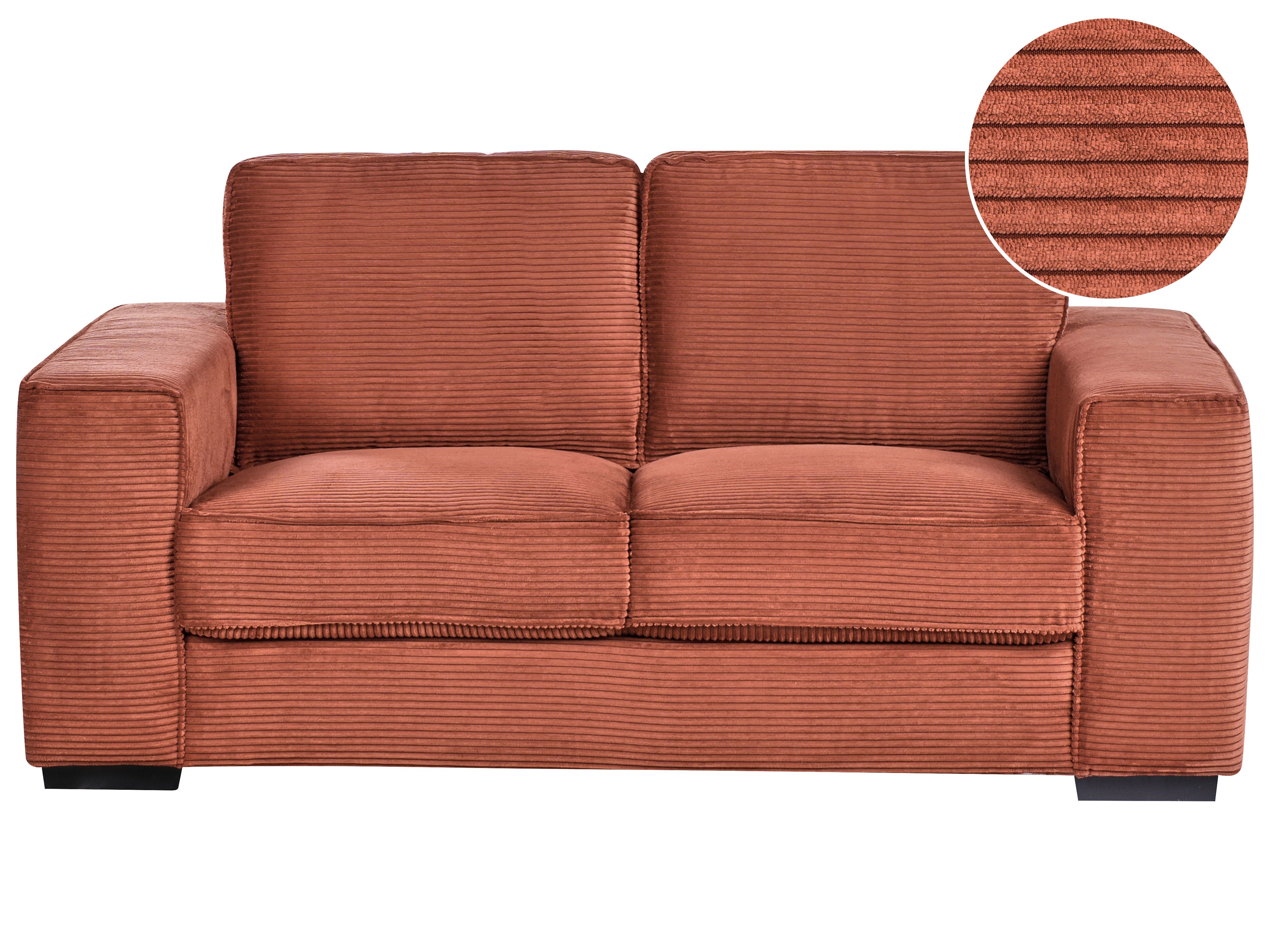 2 Seater VIKRAN Corduroy Golden Brown