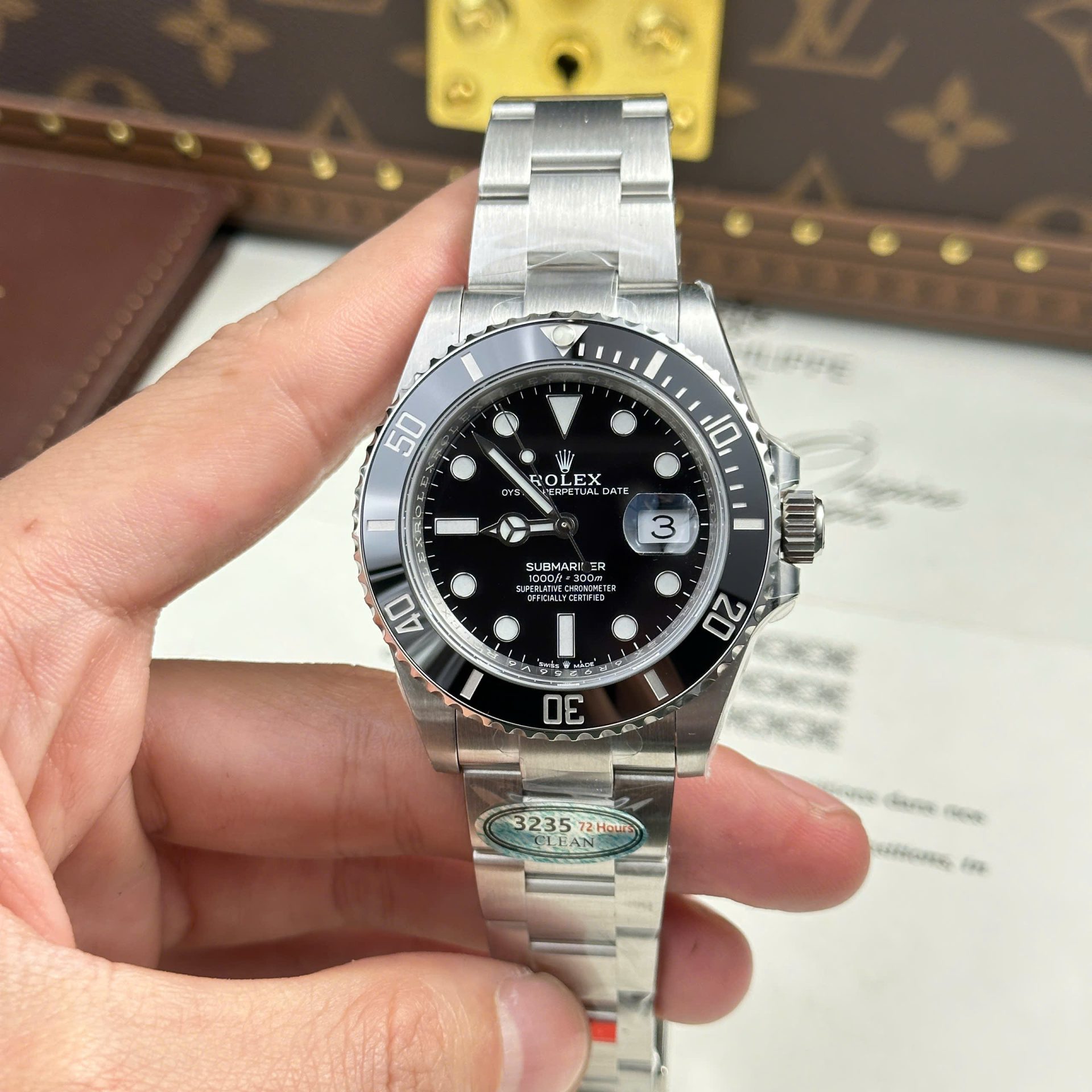 Rolex Best Copies Watch Submariner 126610LN Dial Black Clean Factory 41mm - Elite Watch Atelier