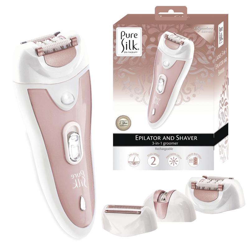Pure Silk Ladies 3-in-1 Epilator & Shaver - MIDNIGHT VELVET CATALOG
