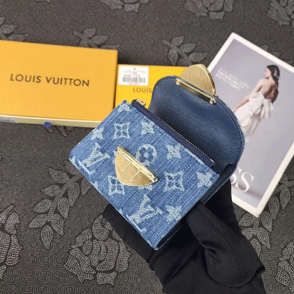 Louis Vuitton LV Monogram Jacquard Denim Money Clip1:1High-quality replica