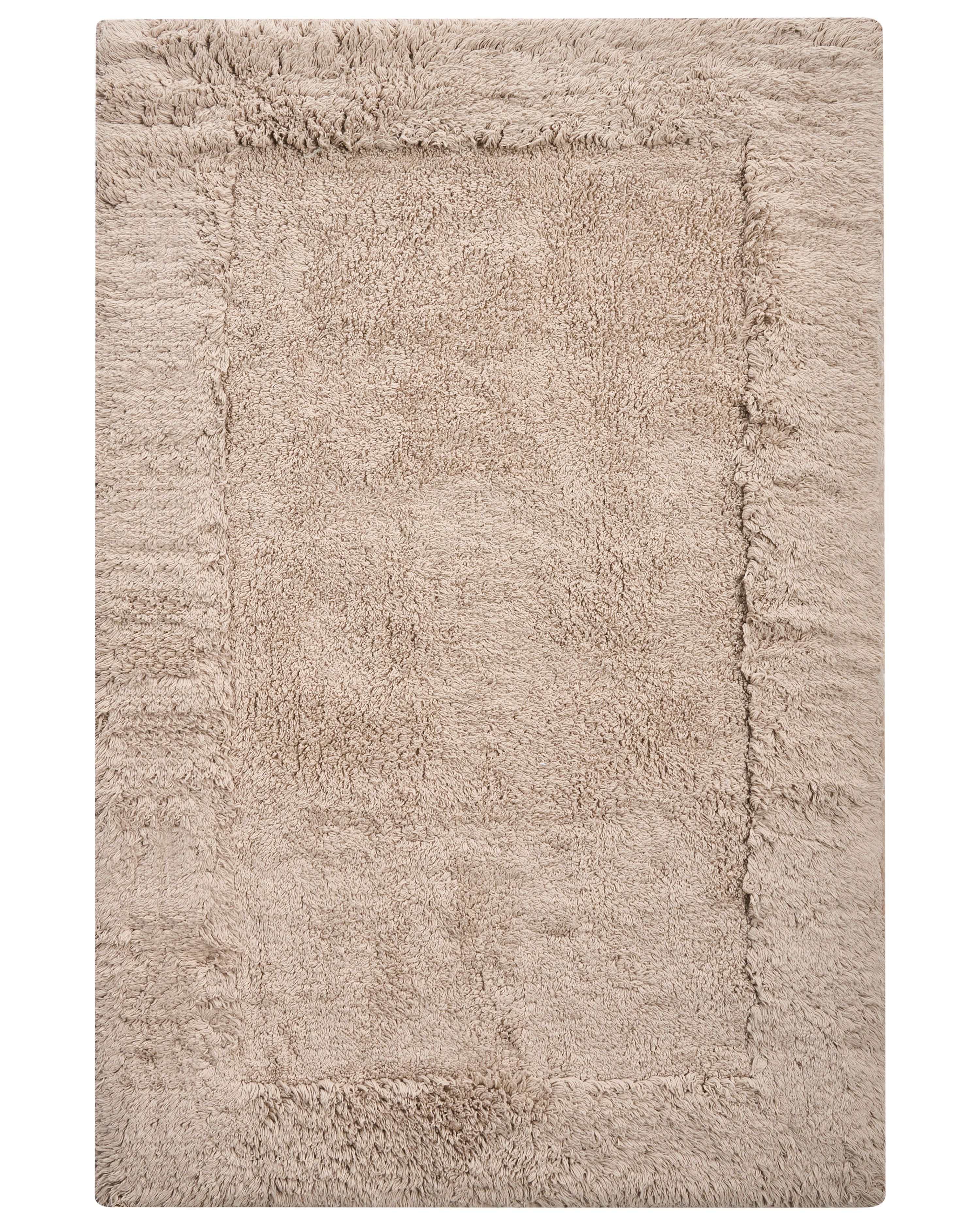 Bath Mat BABAIL Light Brown 60 x 90 cm Cotton