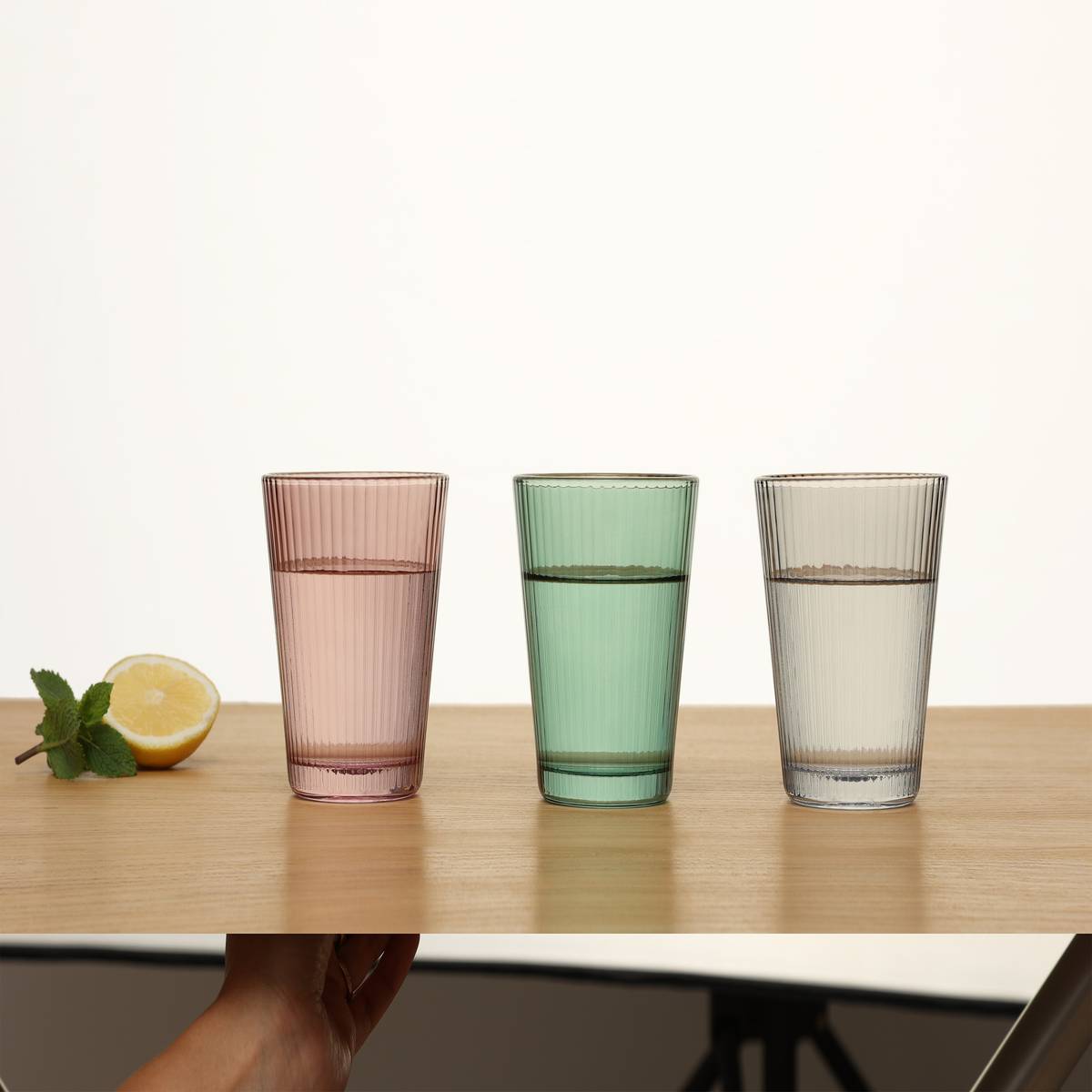 Low tumbler "Mal'Eau" 300 ml, Multicolor
