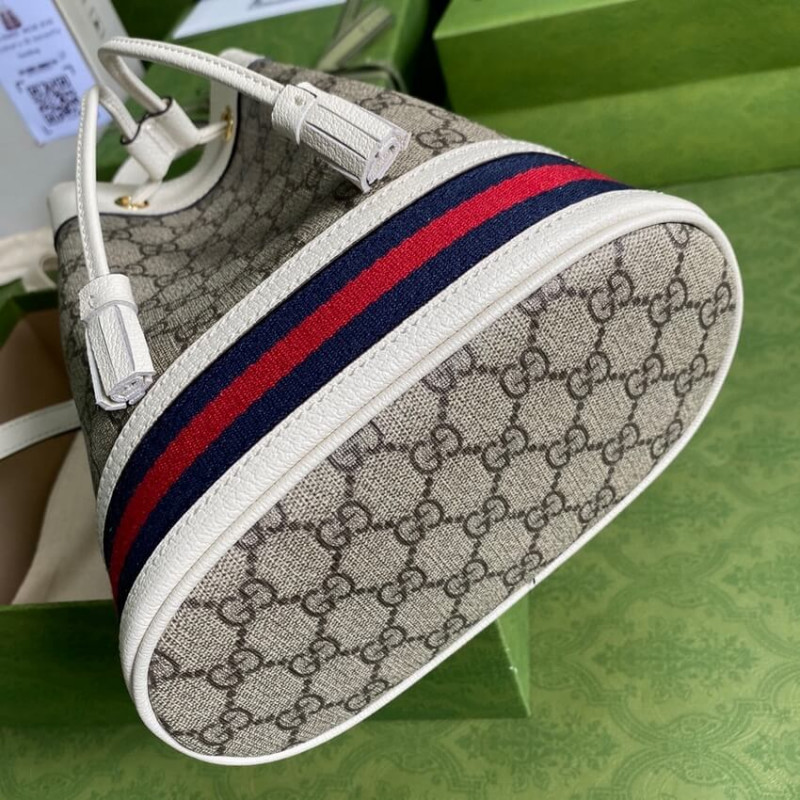Replica Gucci Ophidia Small Gg Bucket Bag 550621 White1:1High-quality replica
