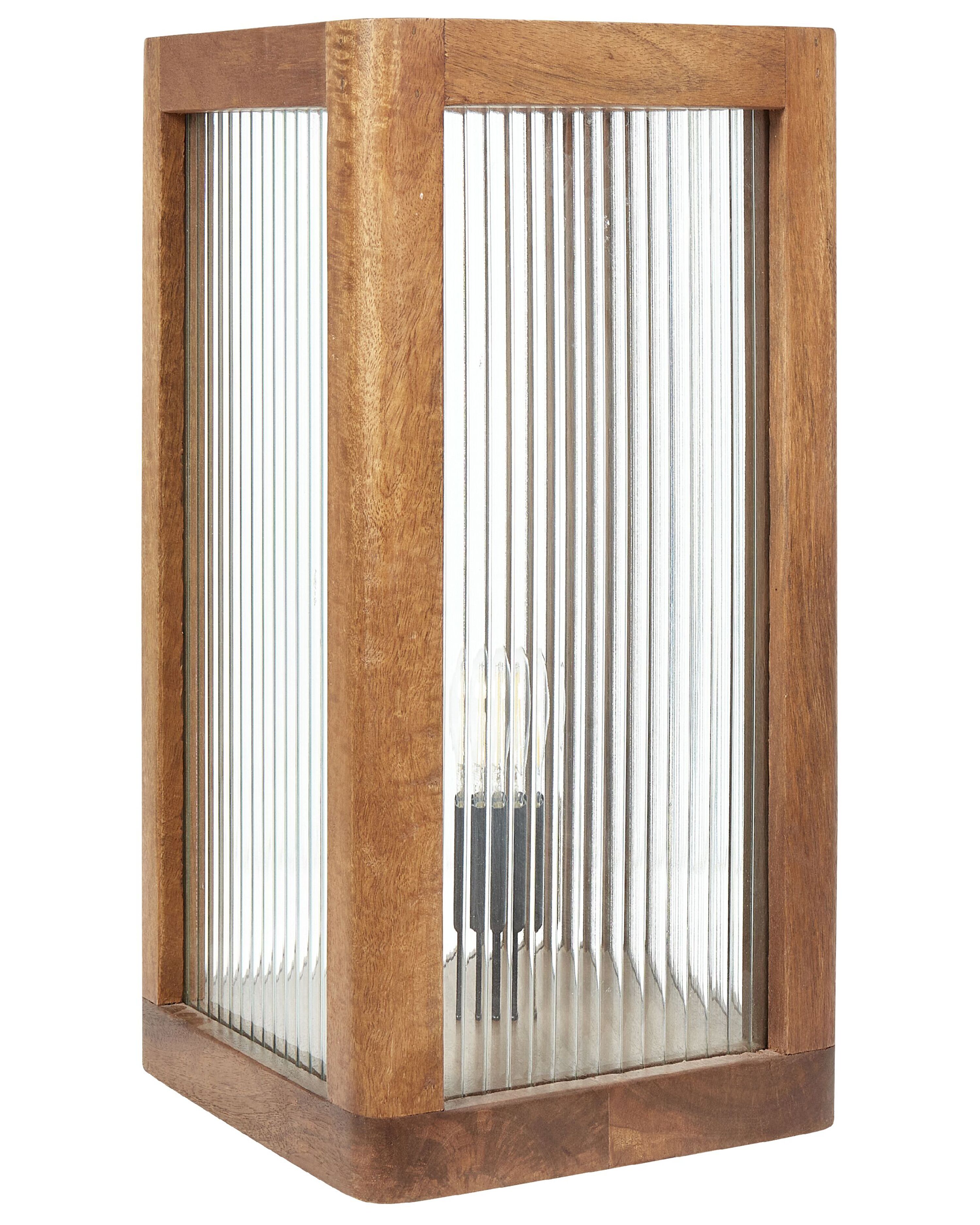 Table Lamp KOLIDAM Mango Wood Brown