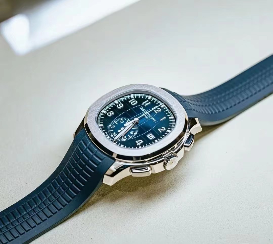 PATEK PHILIPPE AQUANAUT 120m Waterproof Automatic Mechanical Movement Composite Waterproof Material Strap 42.2mm Men's Blue 5968G-001(1:1 replica) - Elite Watch Atelier