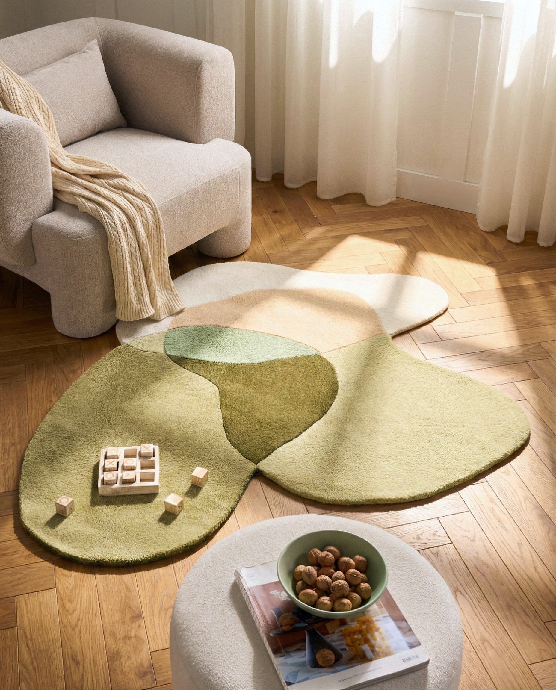 Rug SINJUWI Multicolour ø 140 cm Wool