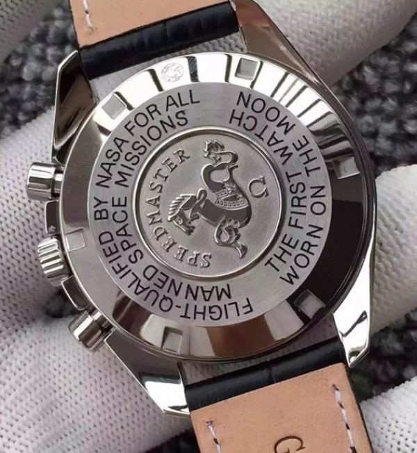 Replica Omega Speedmaster MoonWatch 1957 Black Dia Leathe Manual Winding - Top club